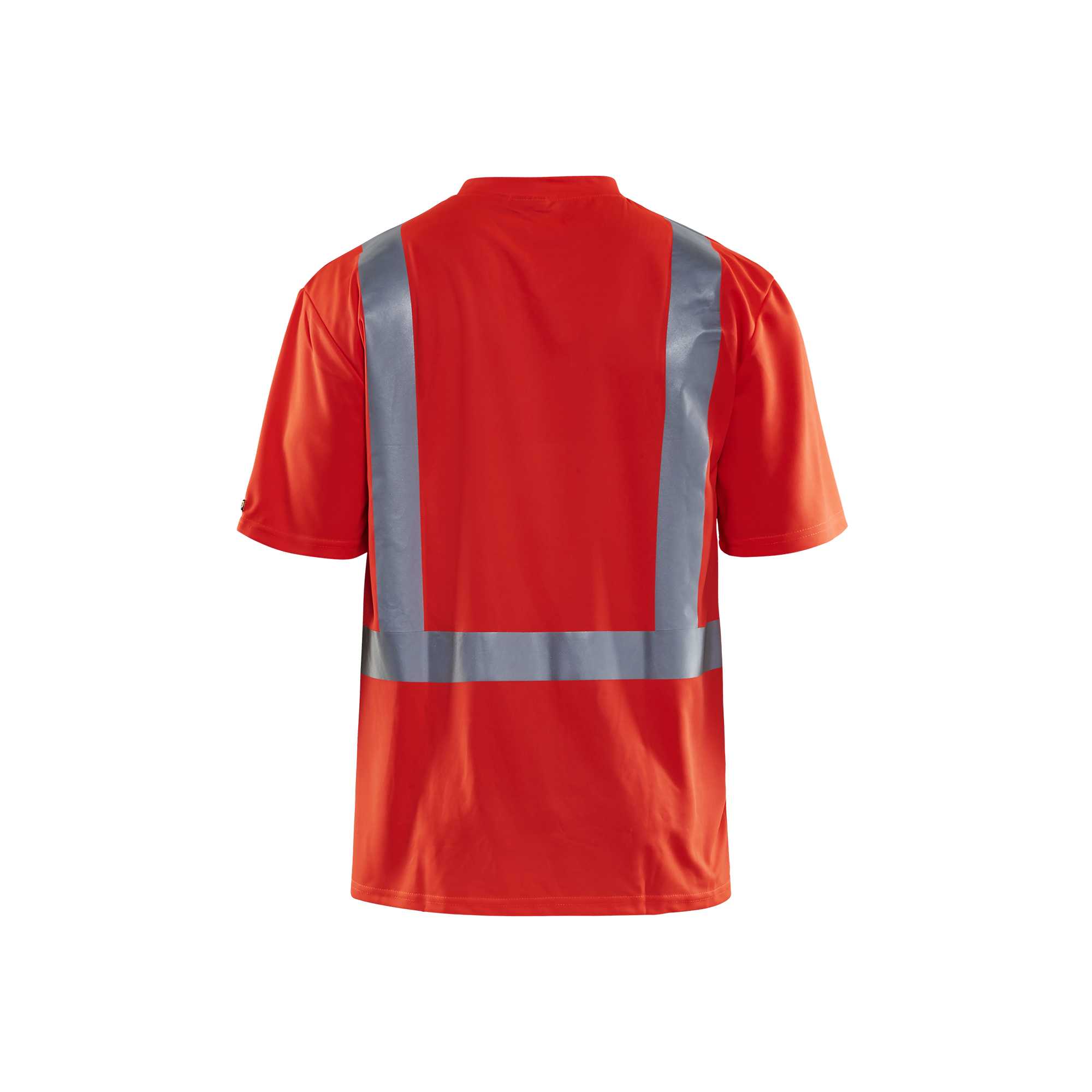 BLAKLADER 33821011 UV T SHIRT HI VIS Hi Vis Reflective Short Sleeve Work T-Shirt MEN - 100% Polyester