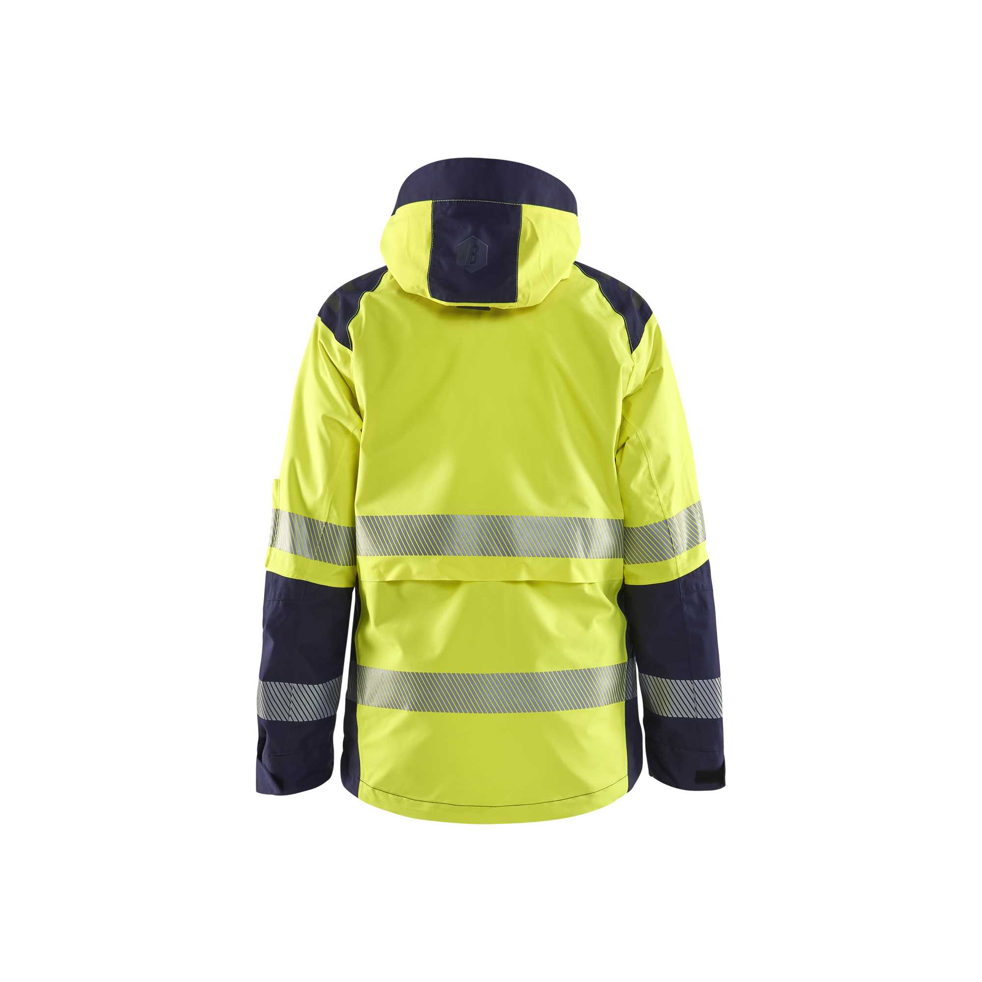 BLAKLADER 44361987 Women’s Hi Vis Shell Jacket Hi Vis Reflective Shell Work Jacket WOMEN - Waterproof