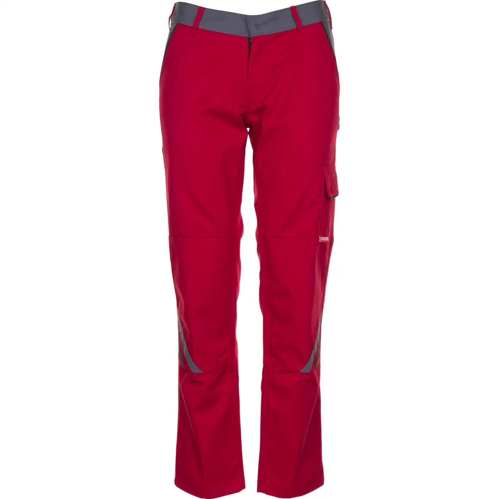Planam Highline Damen Bundhose rot/schiefer 34 rot/schiefer/schwarz - Vorschaubild