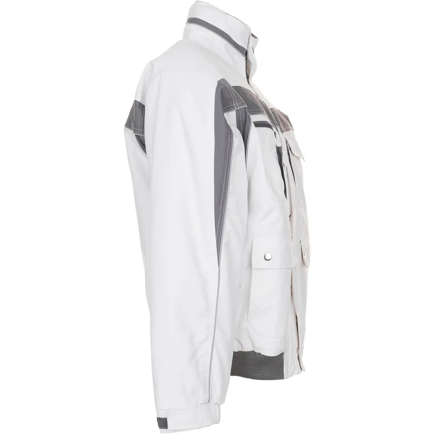 Planam Plaline Winterblouson reinweiß/zink XS reinweiß/zink - Produktbild ohne Model