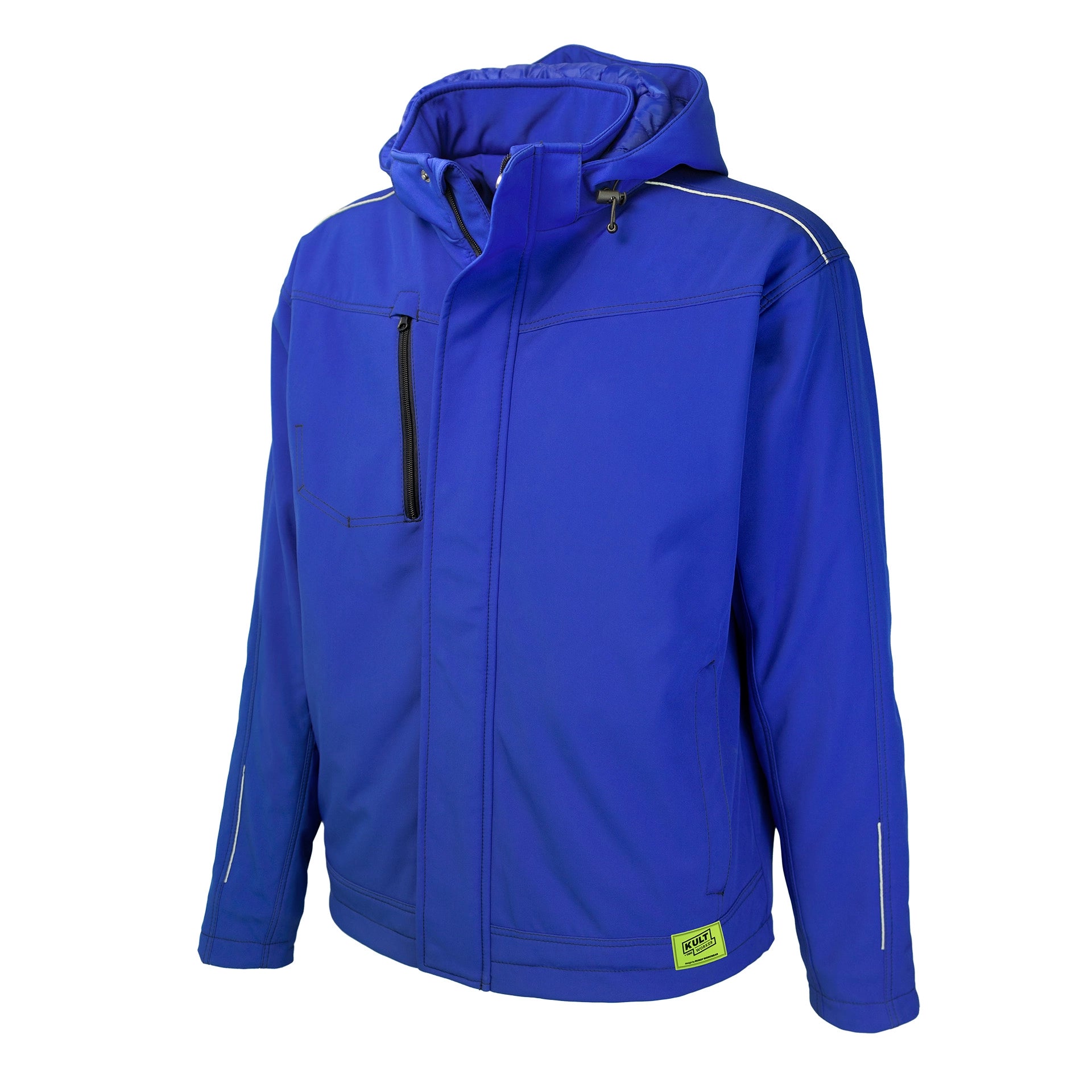 TMG Kult Worker Softshell winter jacket blue - KW-230020_Winterjacke_royalblau_halbvorne_1920x1920