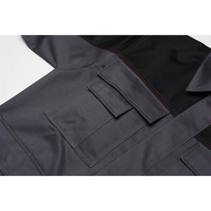 Planam Weld Shield Jacke grau/schwarz 102 grau/schwarz - Extra Detailbild