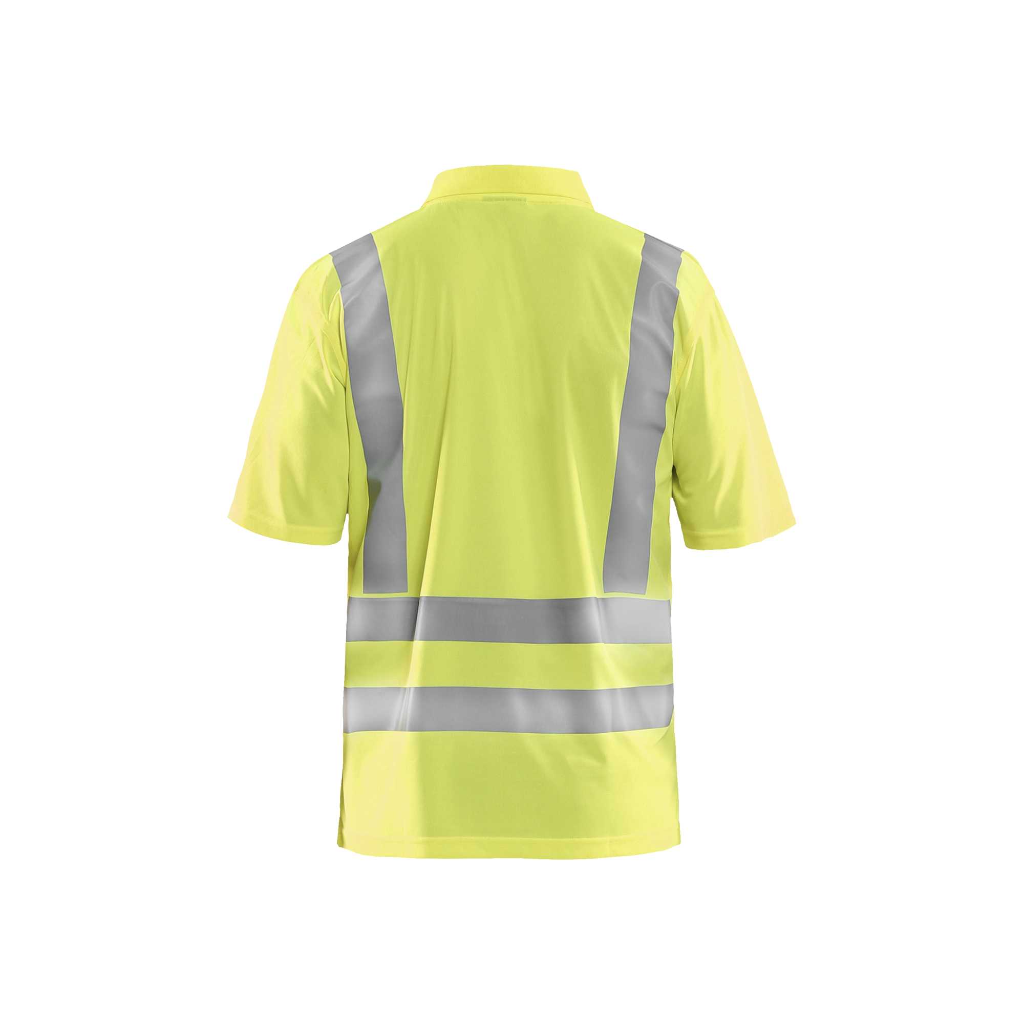 BLAKLADER 33911011 UV Polo Shirt Hi Vis Hi Vis Reflective Short Sleeve Work Polo MEN - 100% Polyester