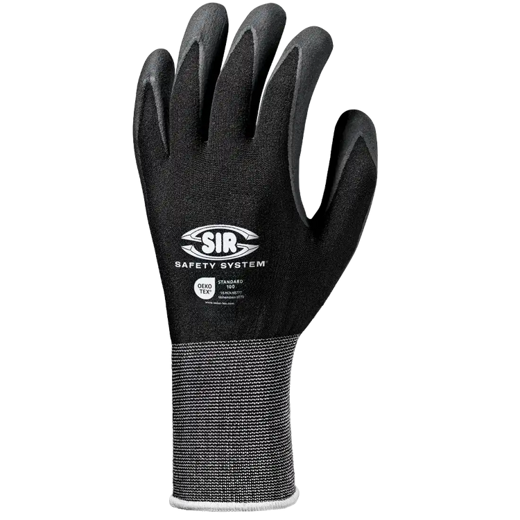 MAX GRIP GLOVES - Anti-Slip Finish - Breathable Nitrile Foam - Seamless Design - Pack of 12 Pieces - Image 1