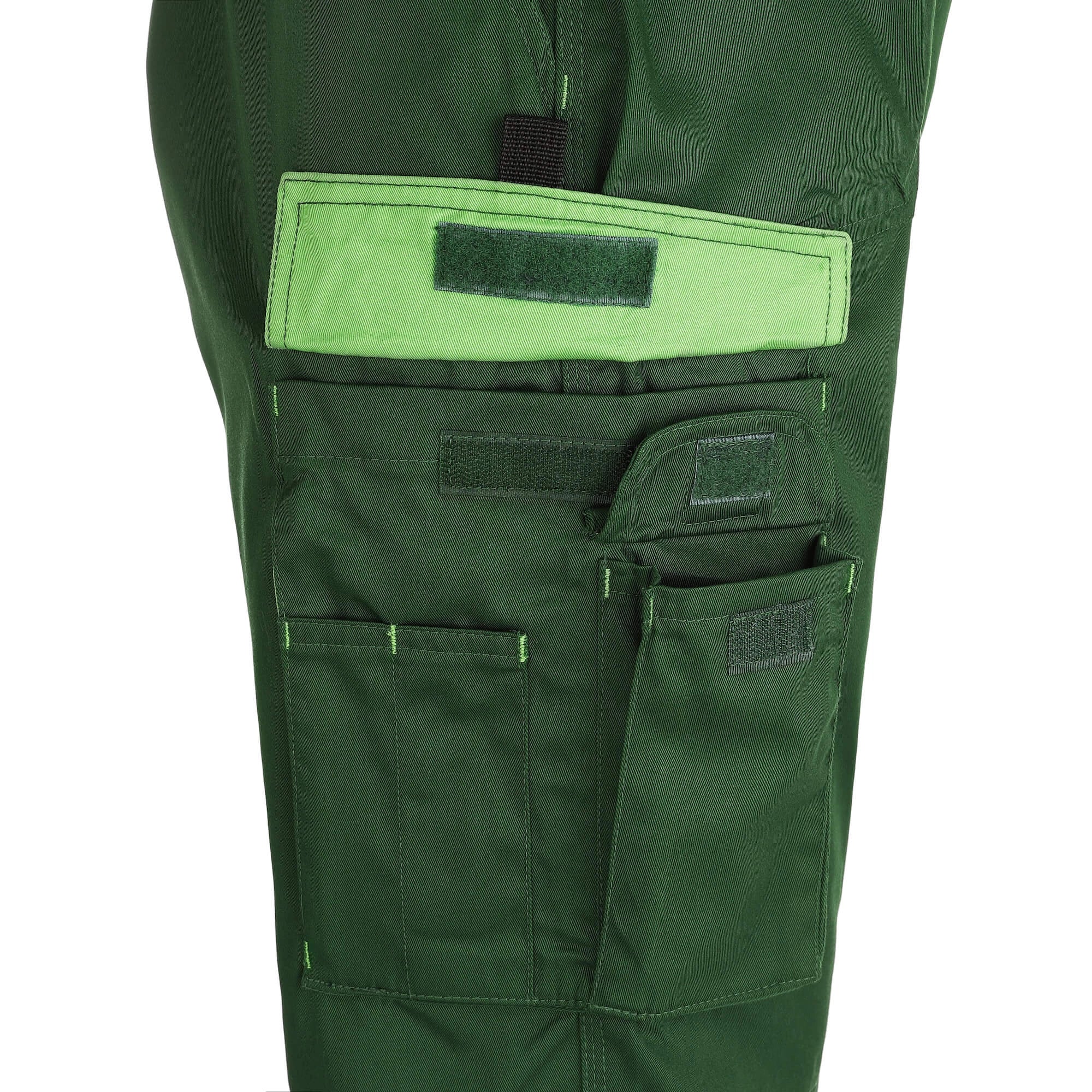 TMG Finesse Work dungarees green - Finesse BIB Trouser-green-04-V2