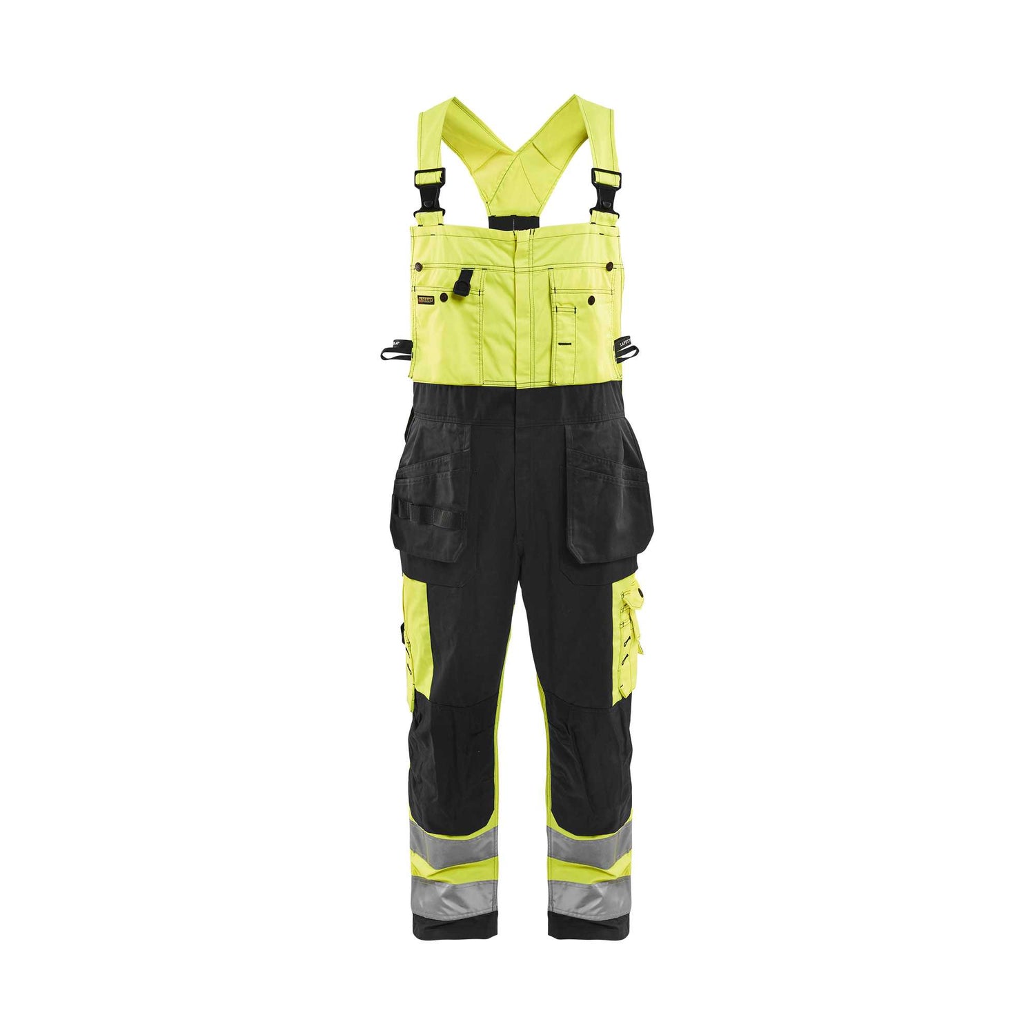 BLAKLADER 26031860 High Vis Tuinbroek High Vis Reflecterende Werk Tuinbroek Heren - twill stof