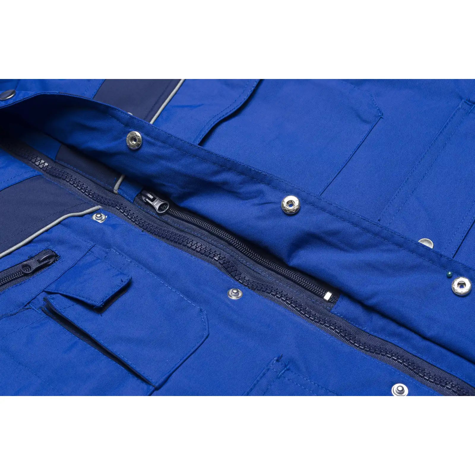 Planam Plaline Winterweste rot/schiefer XS rot/schiefer - Extra Detailbild