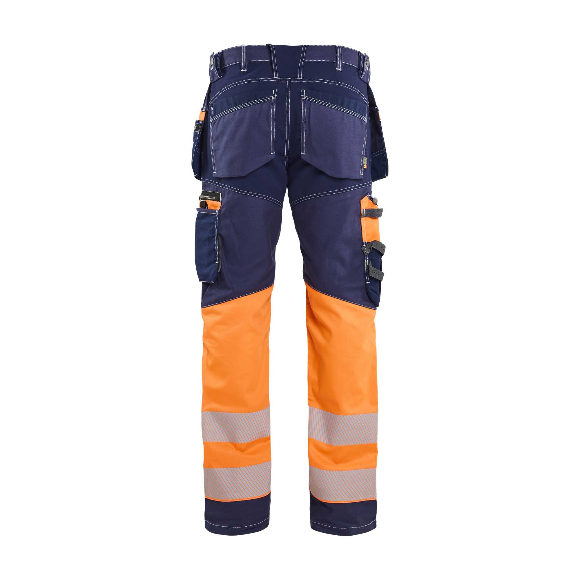 BLAKLADER 17941370 Hi Vis Reflective Work Trousers Men - 100% Cotton