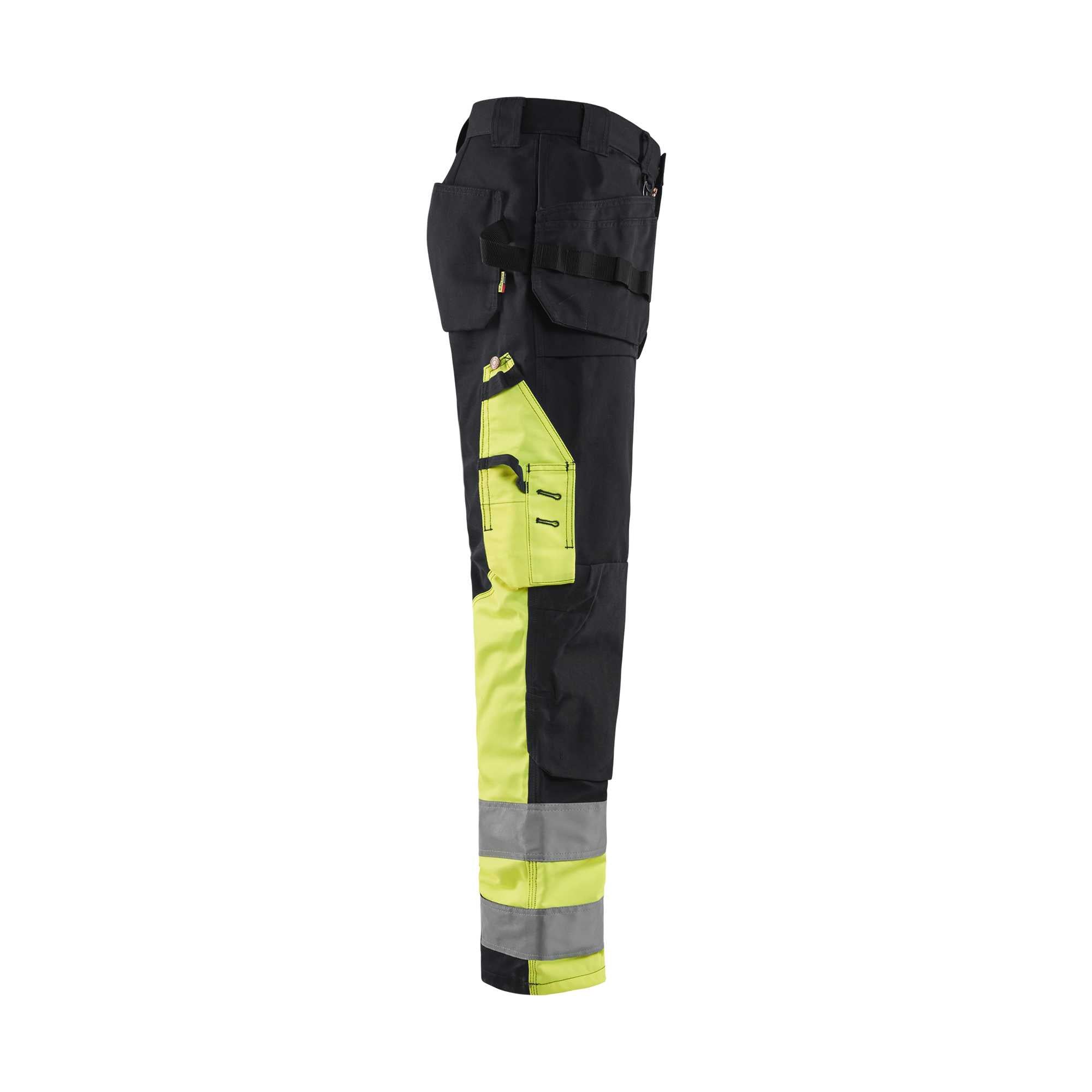BLAKLADER 15291860 | Warnschutz-Hose Warnschutz-Reflex-Arbeitshose Herren - Twill-Gewebe