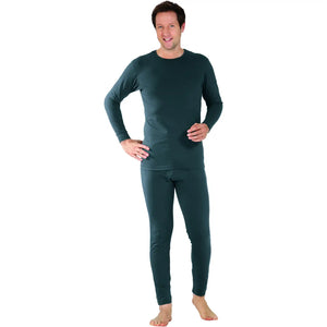 Planam Funktionsunterwäsche Shirt 190 g/m² Langarm grau S grau - Produktbild mit Model