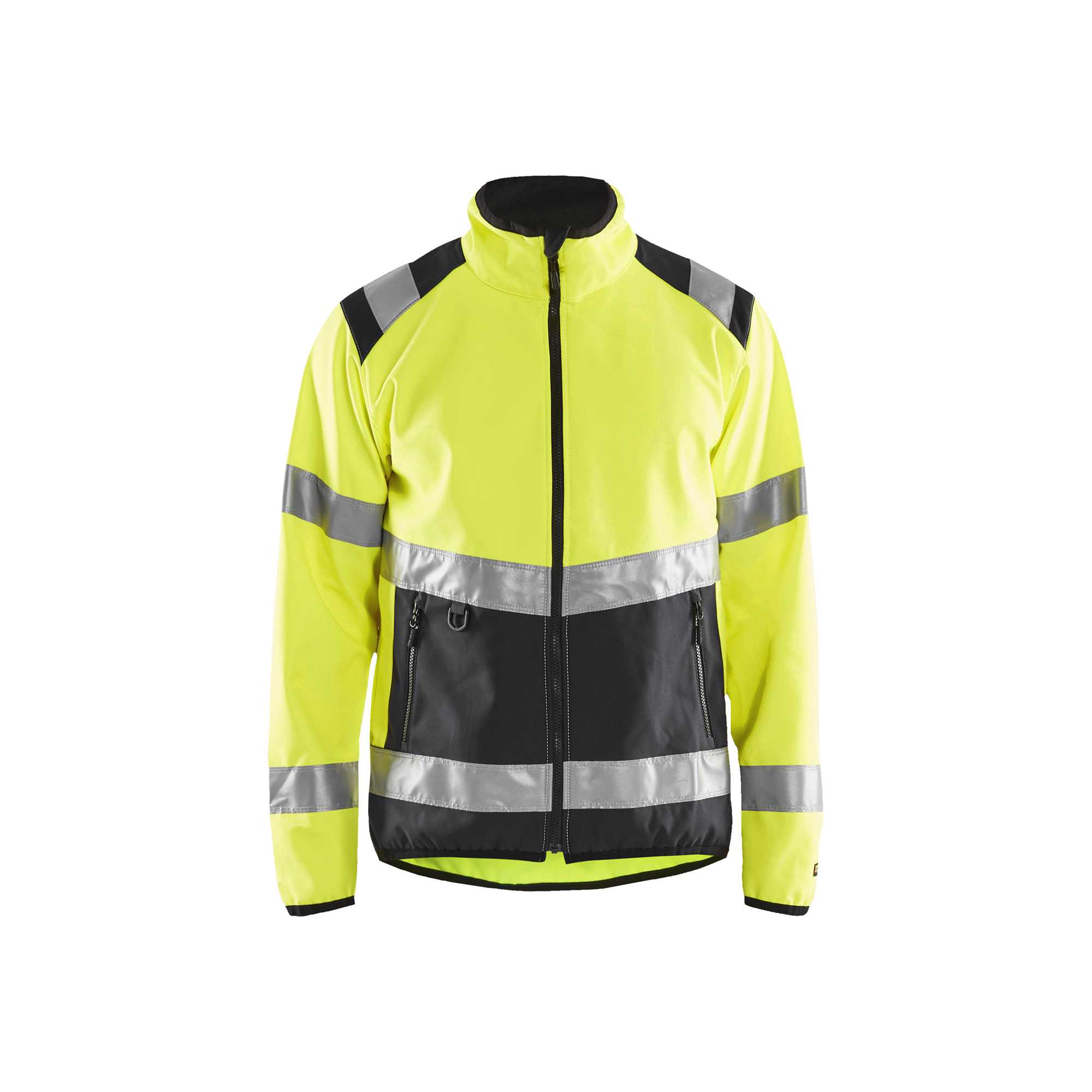 BLAKLADER 48772516 Hi Vis Softshell Jacket Hi Vis Reflective Softshell Work Jacket MEN - Water Repellent