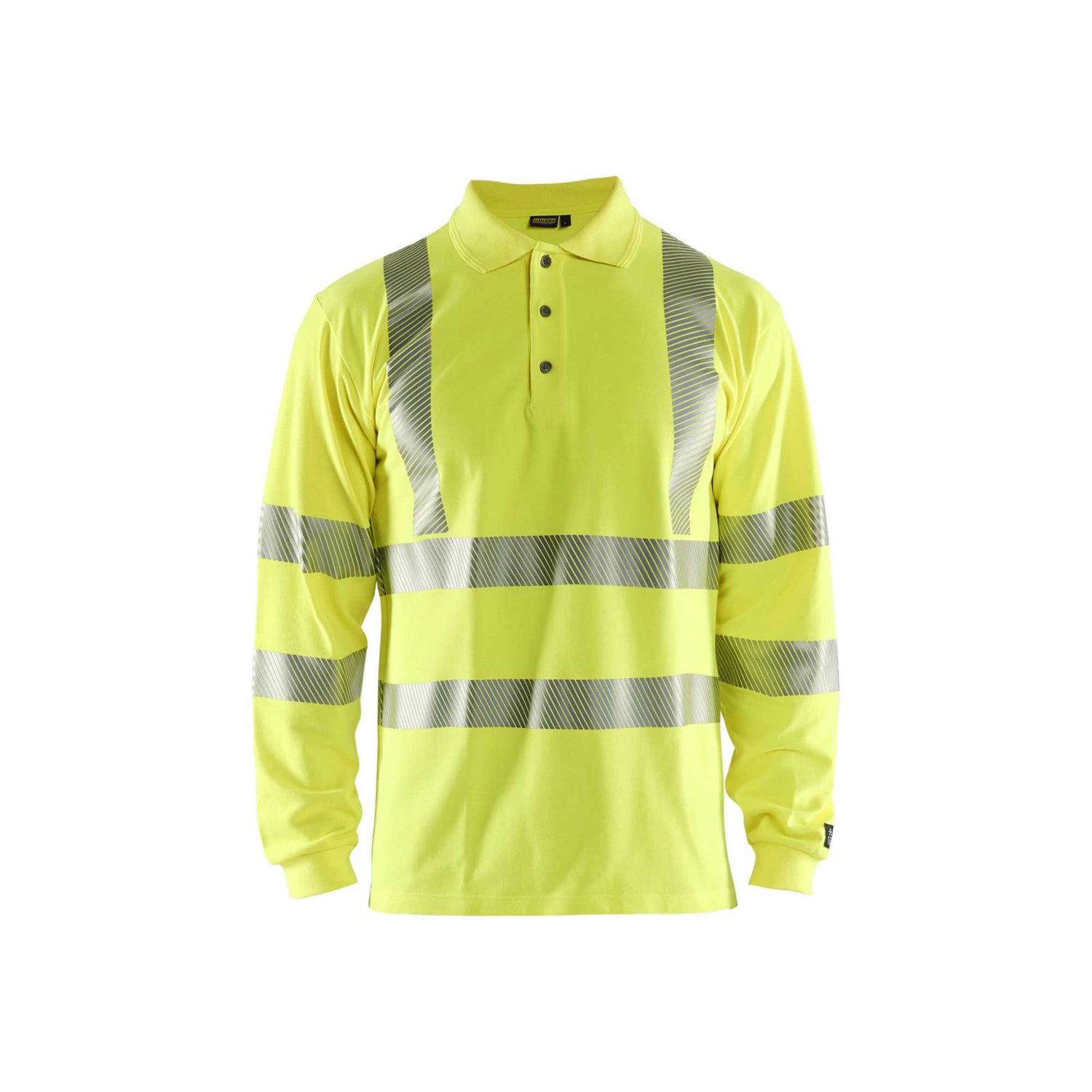 BLAKLADER 34391726 Multinorm poloshirt met lange mouwen Hi Vis Reflecterend Werkpolo HEREN - Vlamvertragend