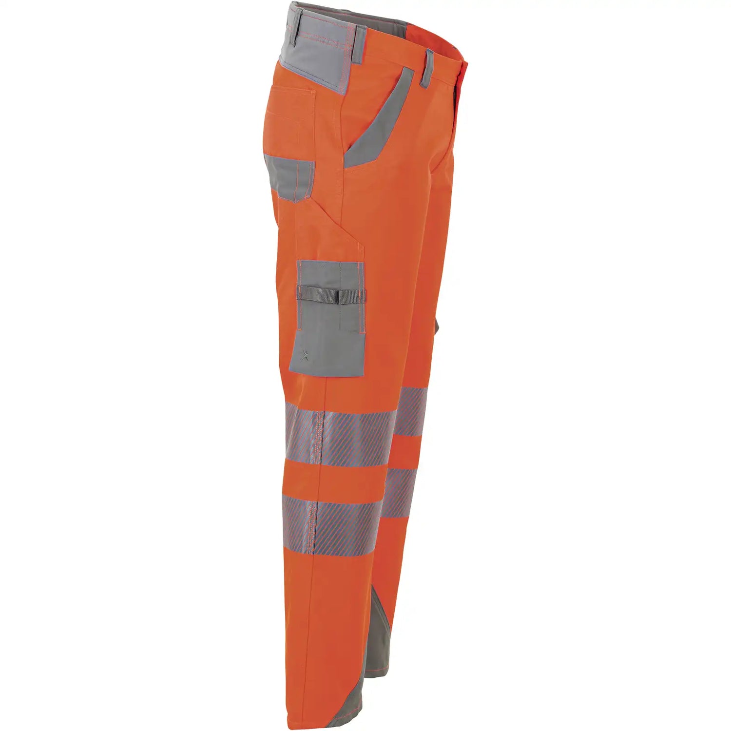 Planam Norit Warnschutz Herren Bundhose orange/zink  102 orange/zink - Produktbild ohne Model