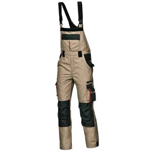 HARRISON BIB-TROUSERS - Knee-Pad Pockets - Elastic Waistband - Multi-Functional Pockets - Image 1