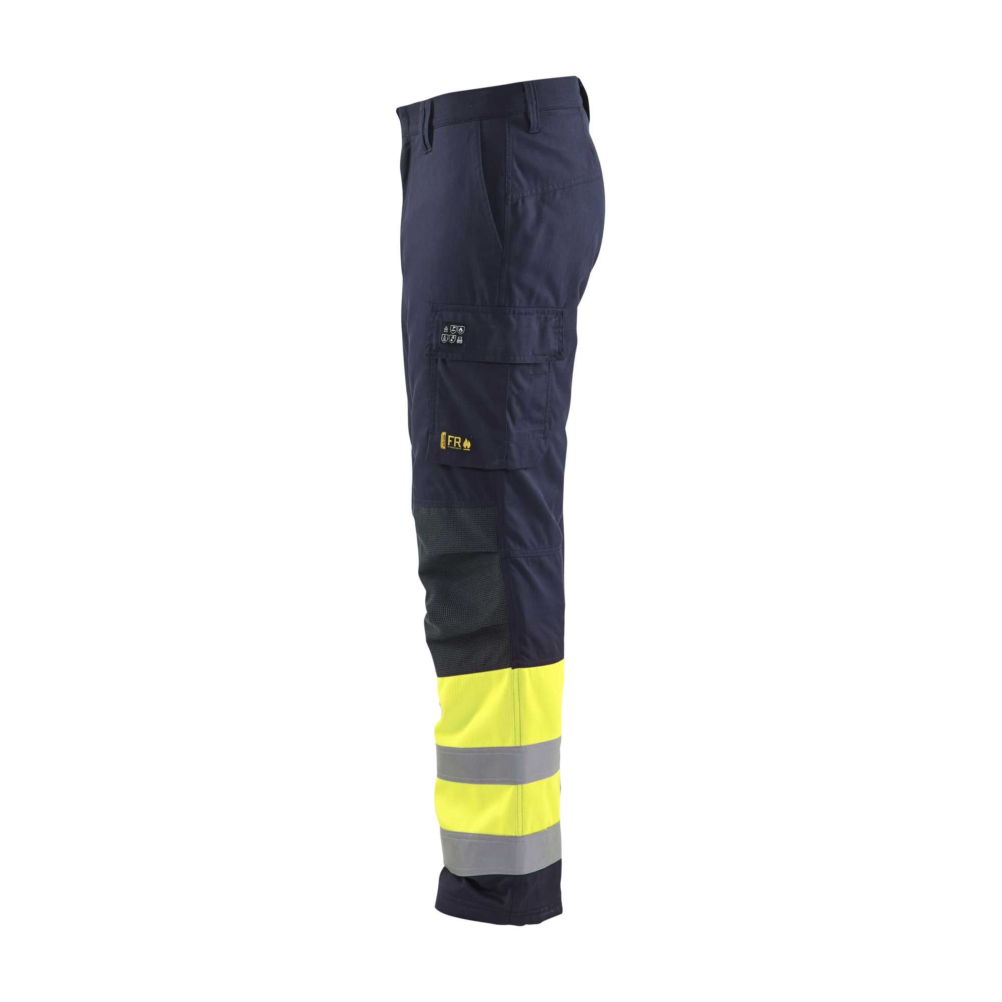 BLAKLADER 18691514 | Multinorm Winter Trousers Hi Vis Reflective Work Trousers Men - Antistatic