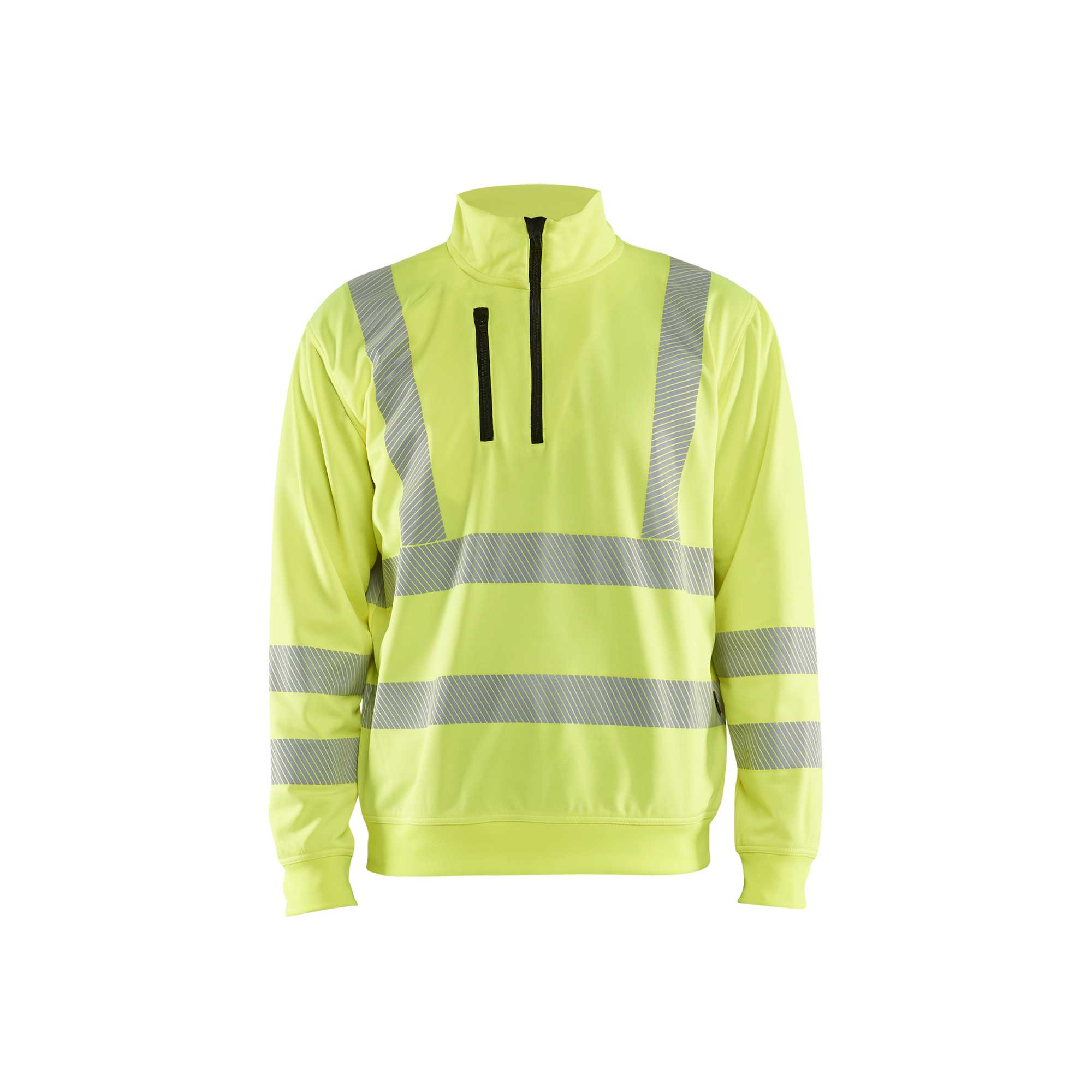 BLAKLADER 35642538 Hi Vis Reflective Half-zip Work Sweatshirt MEN - Breathable