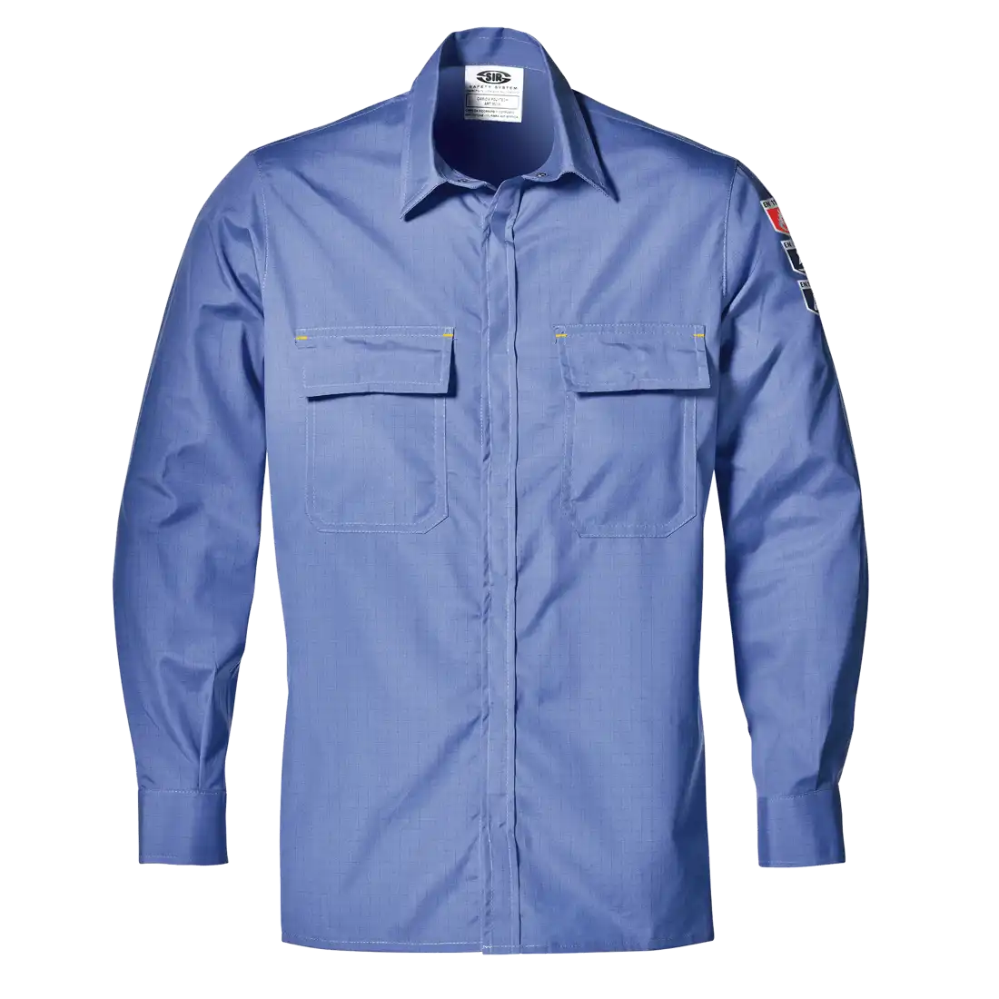 SIR SAFETY POLYTECH Long Sleeve Work Shirt MEN - Flame Retardant