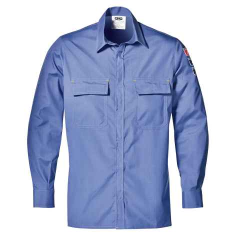 SIR SAFETY POLYTECH Long Sleeve Work Shirt MEN - Flame Retardant