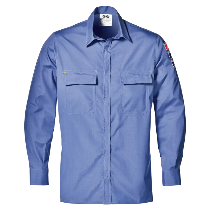 SIR SAFETY POLYTECH Long Sleeve Work Shirt MEN - Flame Retardant