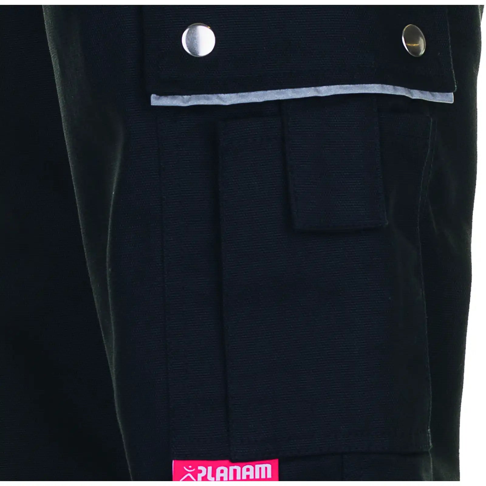 Planam Canvas 320 Thermohose schwarz 102 schwarz - Extra Detailbild