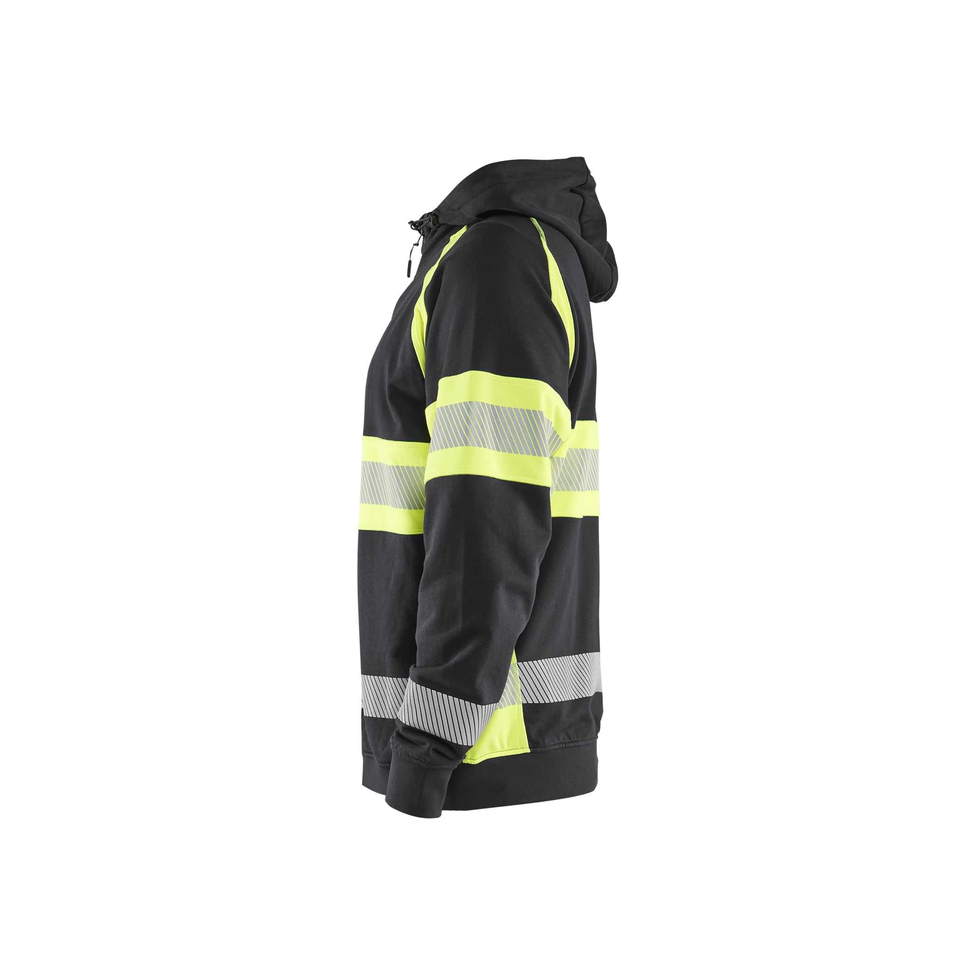 BLAKLADER 35521158 Hi Vis Hoodie Hi Vis Reflective Hoodie Work Sweatshirt MEN - 100% Cotton