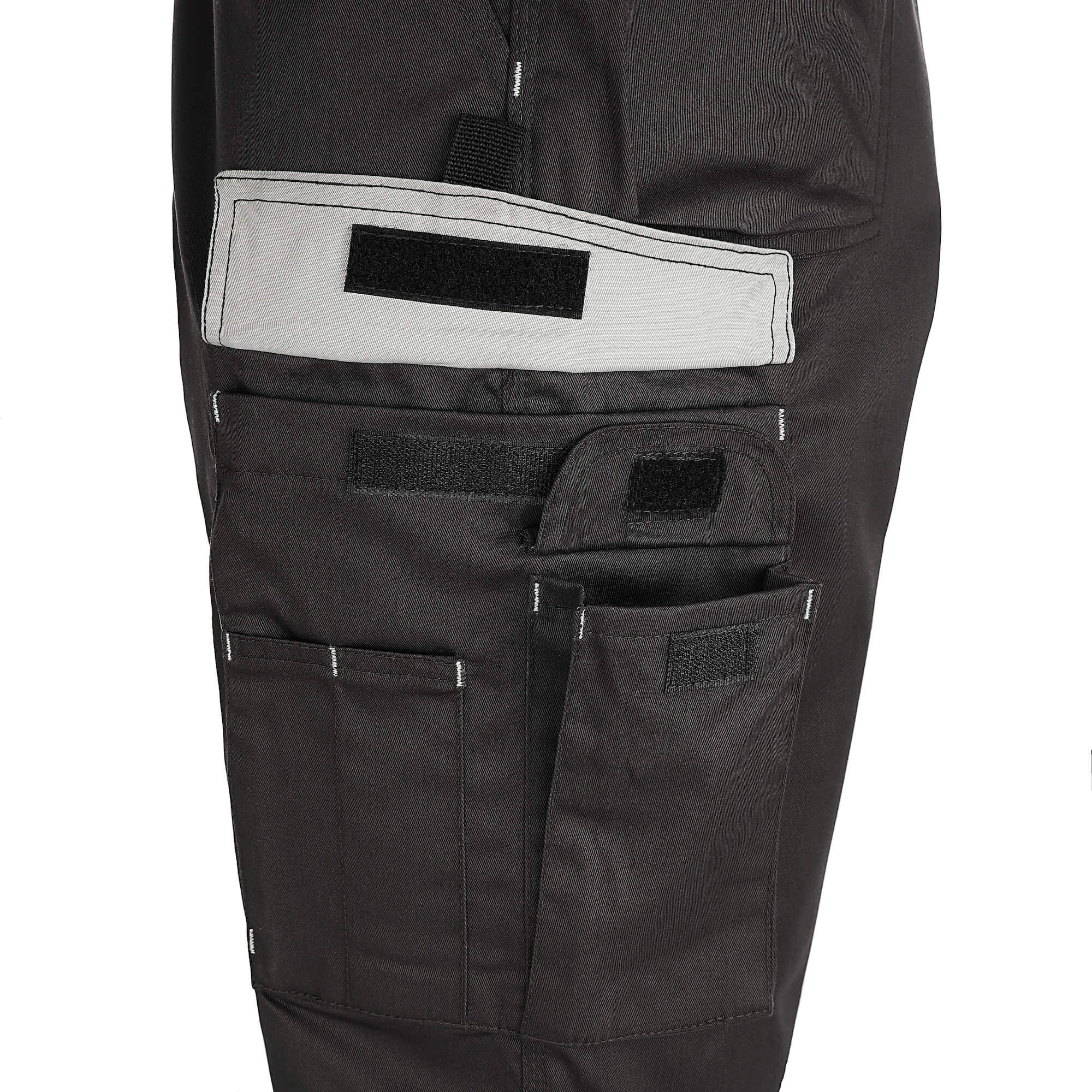 TMG Finesse Work dungarees grey - Finesse BIB Trouser-grey-04-V2