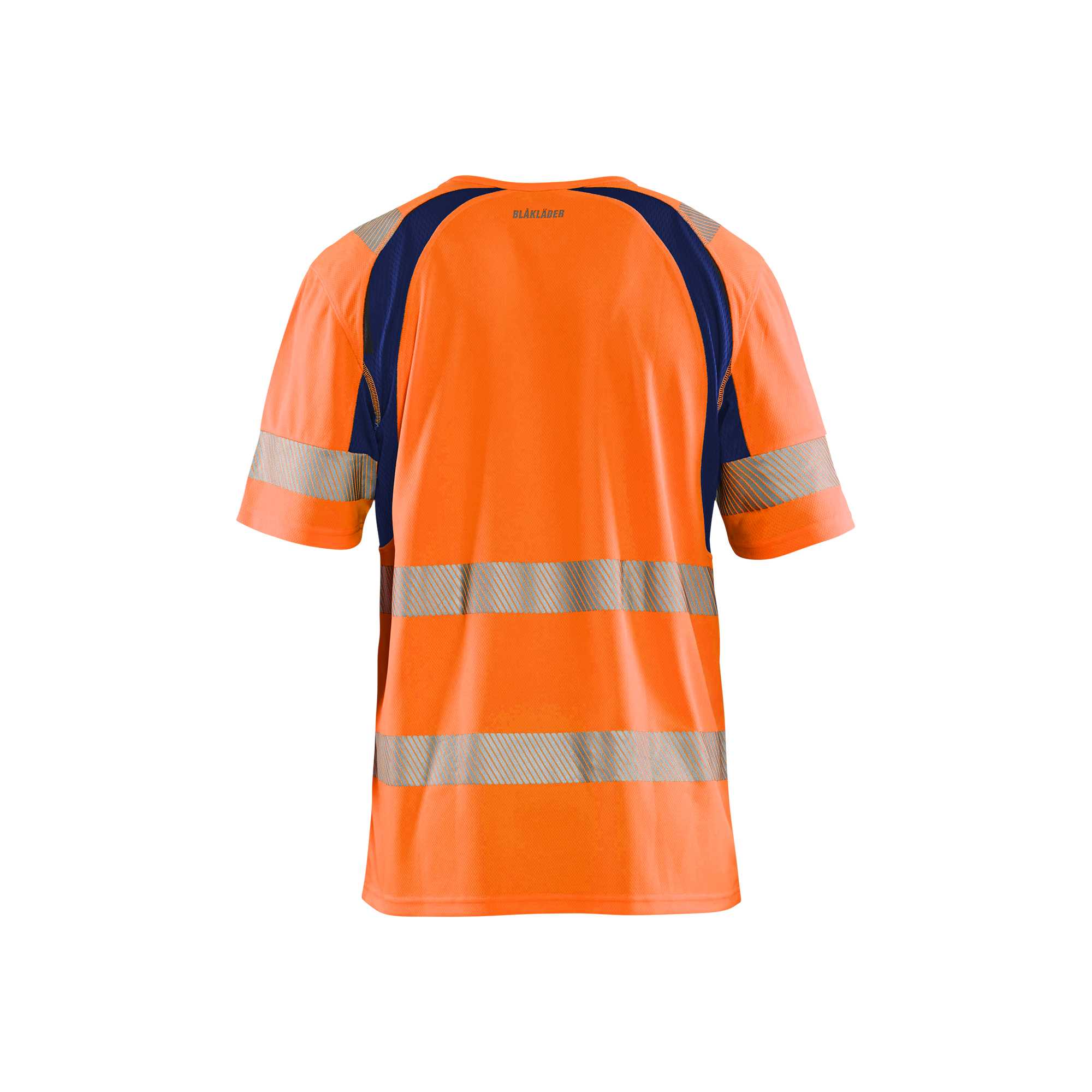 BLAKLADER 33971013 Hi Vis UV protected T shirt Hi Vis Reflective Short Sleeve Work T-Shirt MEN - 100% Polyester