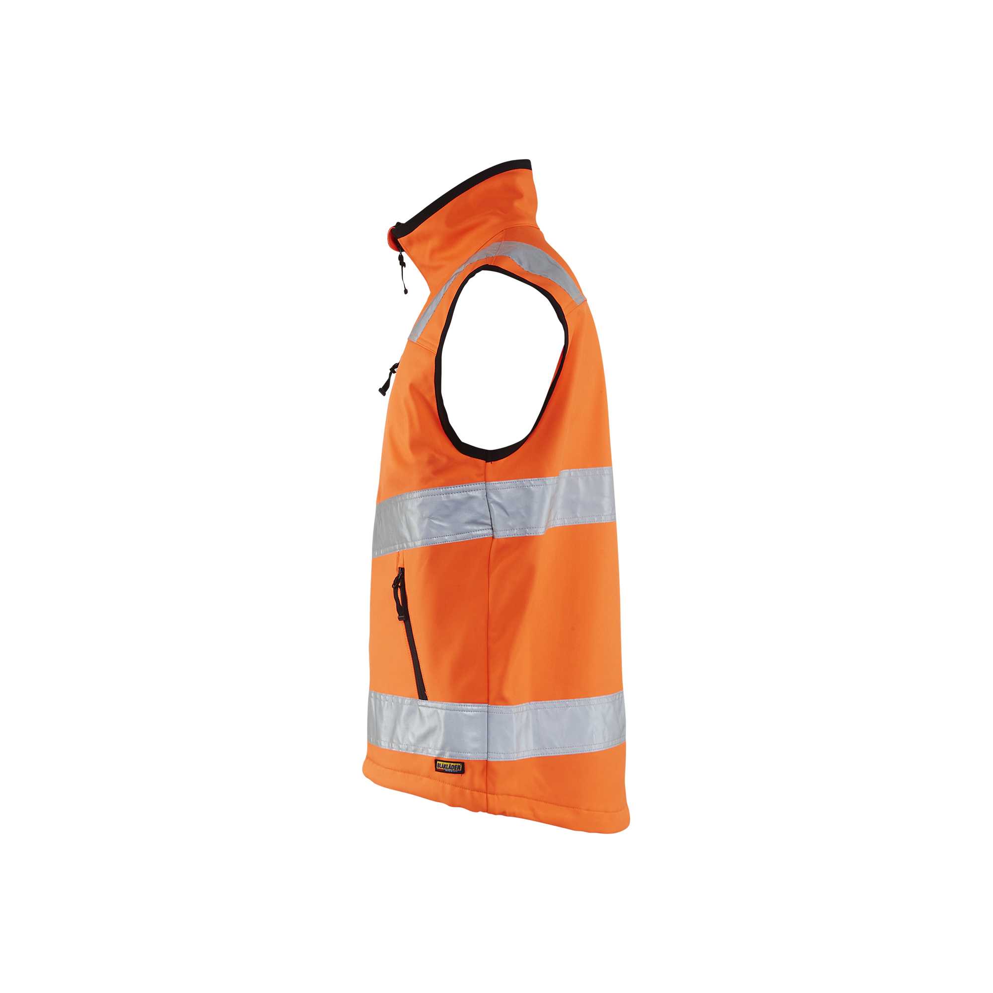 BLAKLADER 30492517 HI VIS SOFTSHELL VEST Hi Vis Reflective Work Softshell Vest MEN - Waterproof