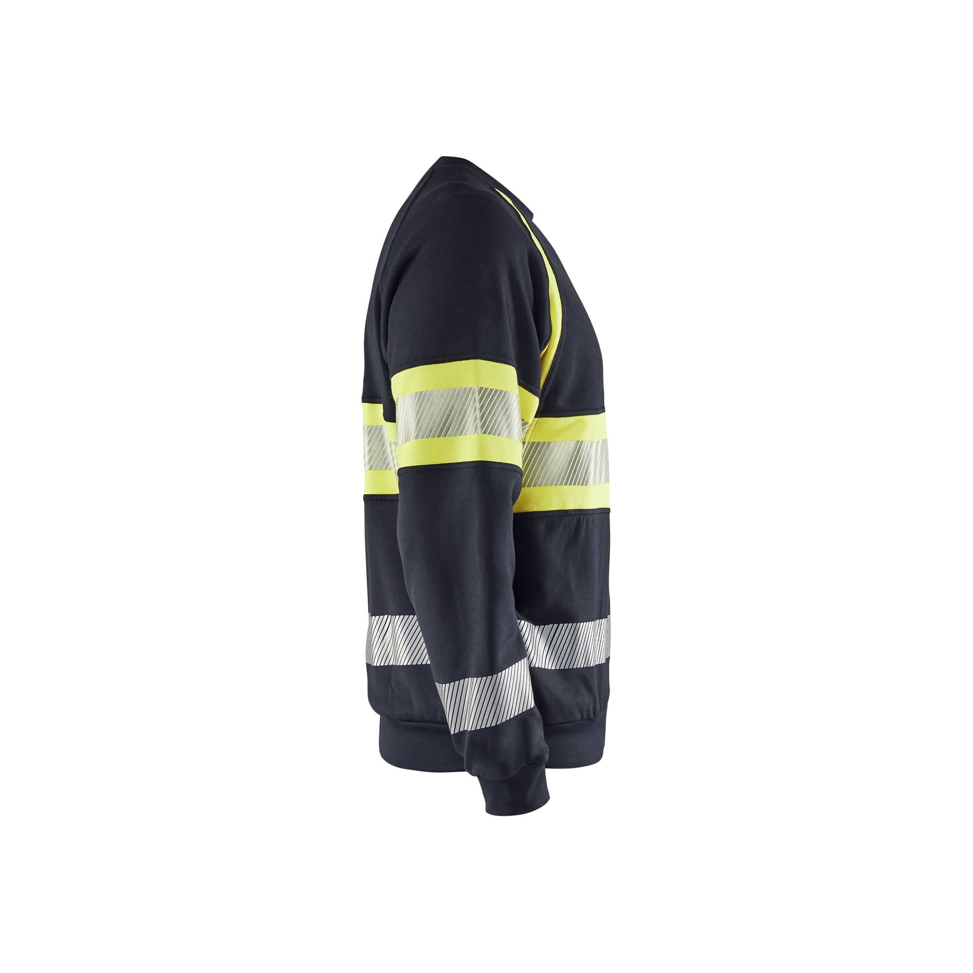 BLAKLADER 34591762 MULTINORM Hi Vis Reflective Work Sweatshirt MEN - Flame Retardant