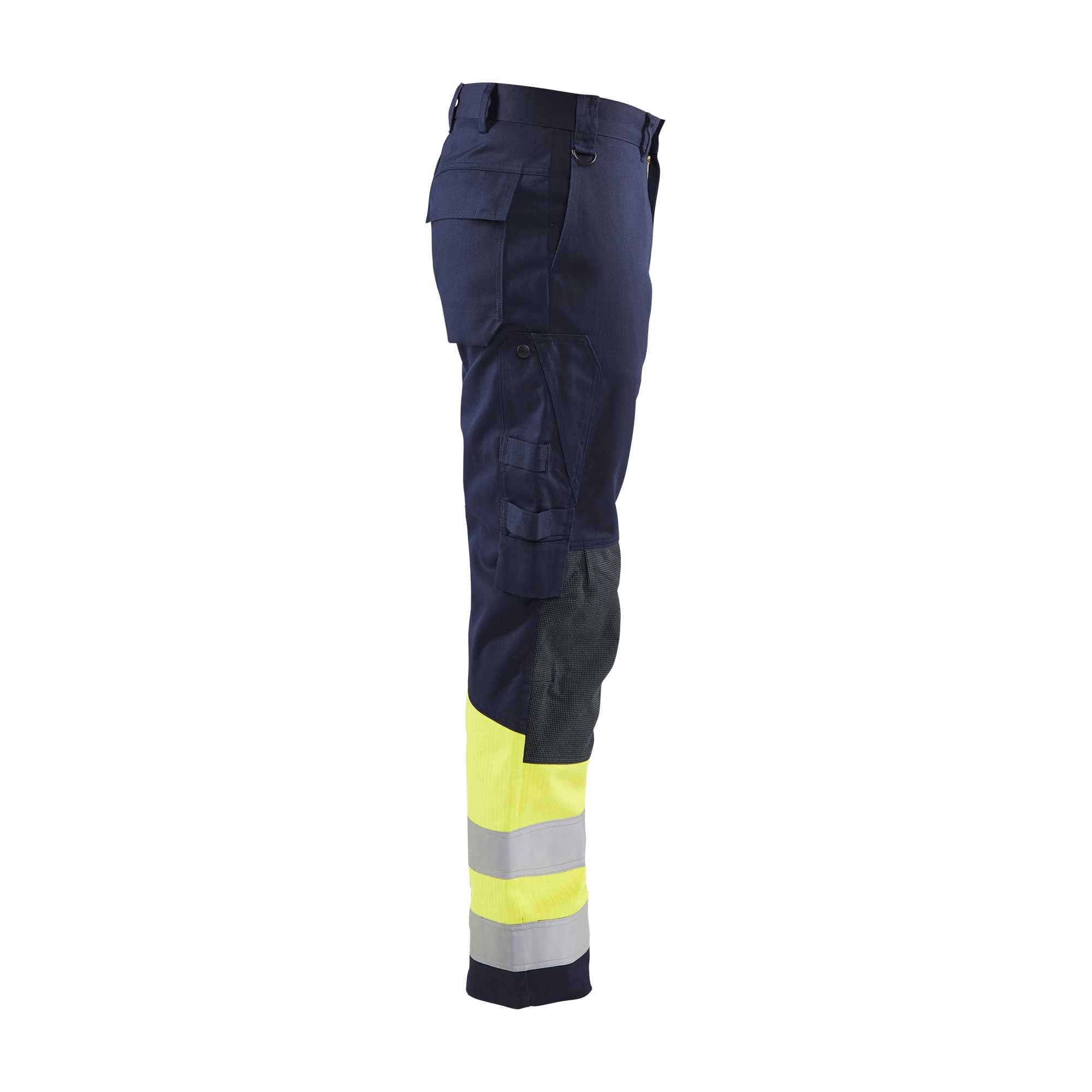 BLAKLADER 14781514 Multinorm trousers Hi Vis Reflective Work Trousers Men - antistatic