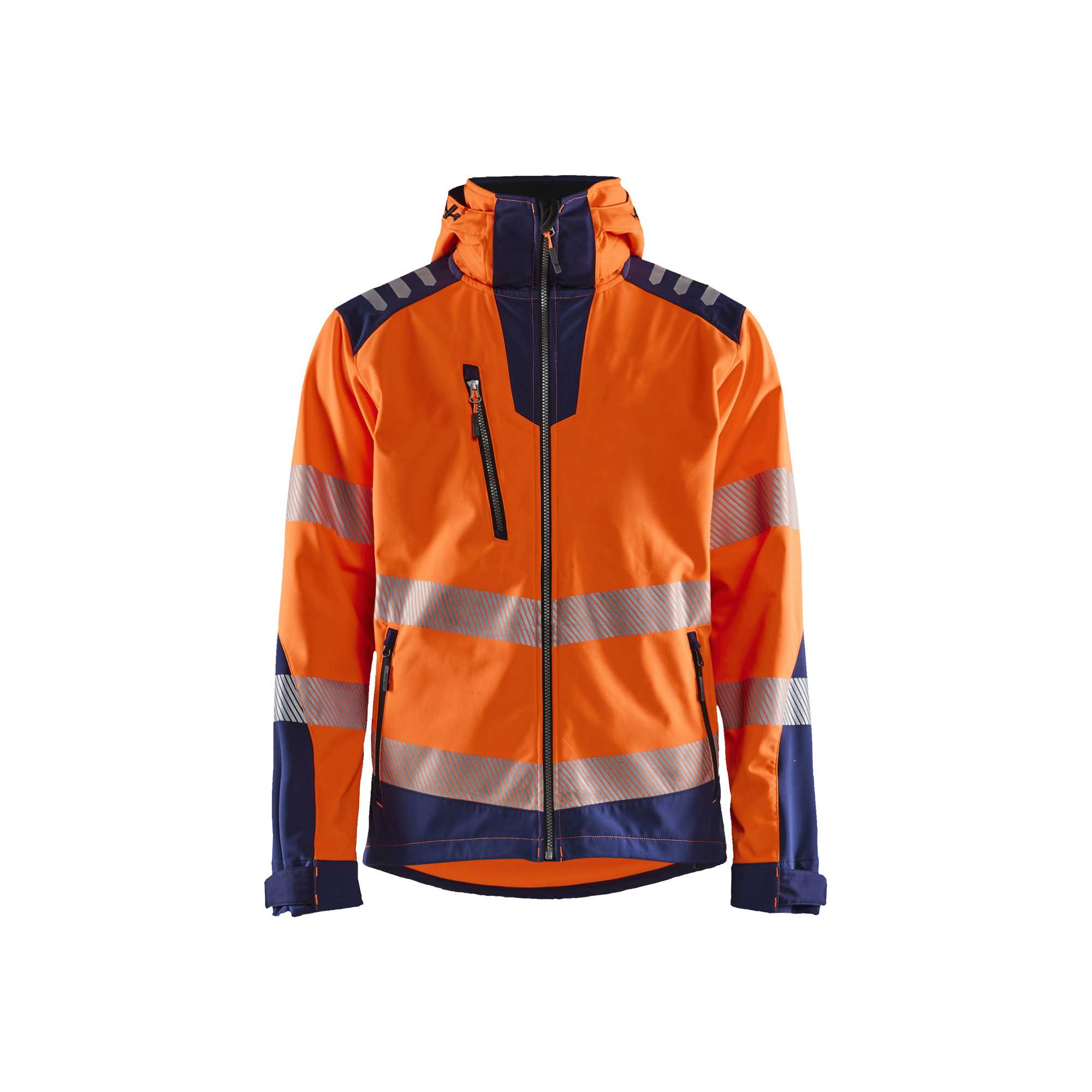 BLAKLADER 44912513 Hi Vis Softshell jacket Hi Vis Reflective Softshell Work Jacket MEN - Waterproof