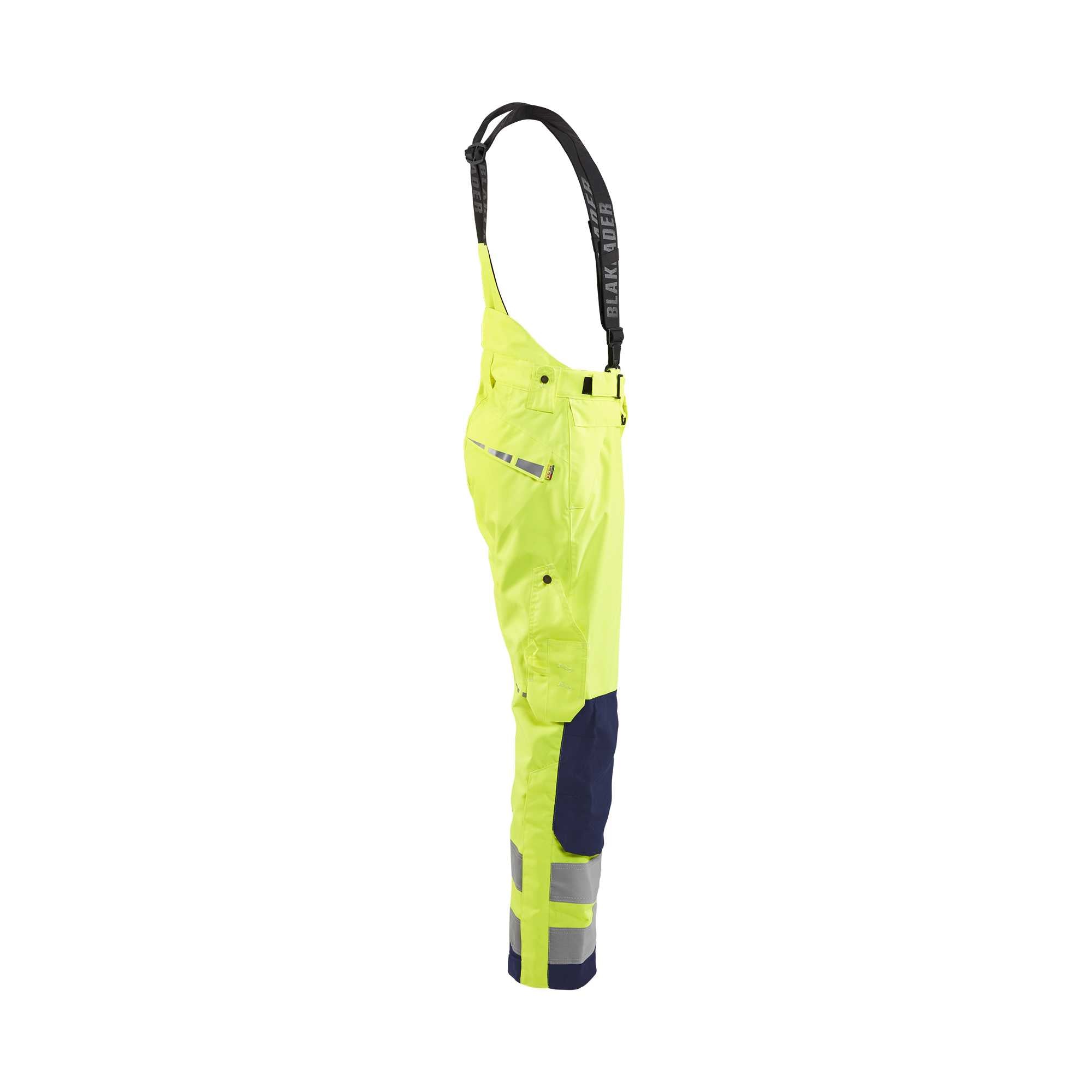 BLAKLADER 18671977 | Hi Vis Shell trousers Hi Vis Reflective Work Trousers Men - Waterproof