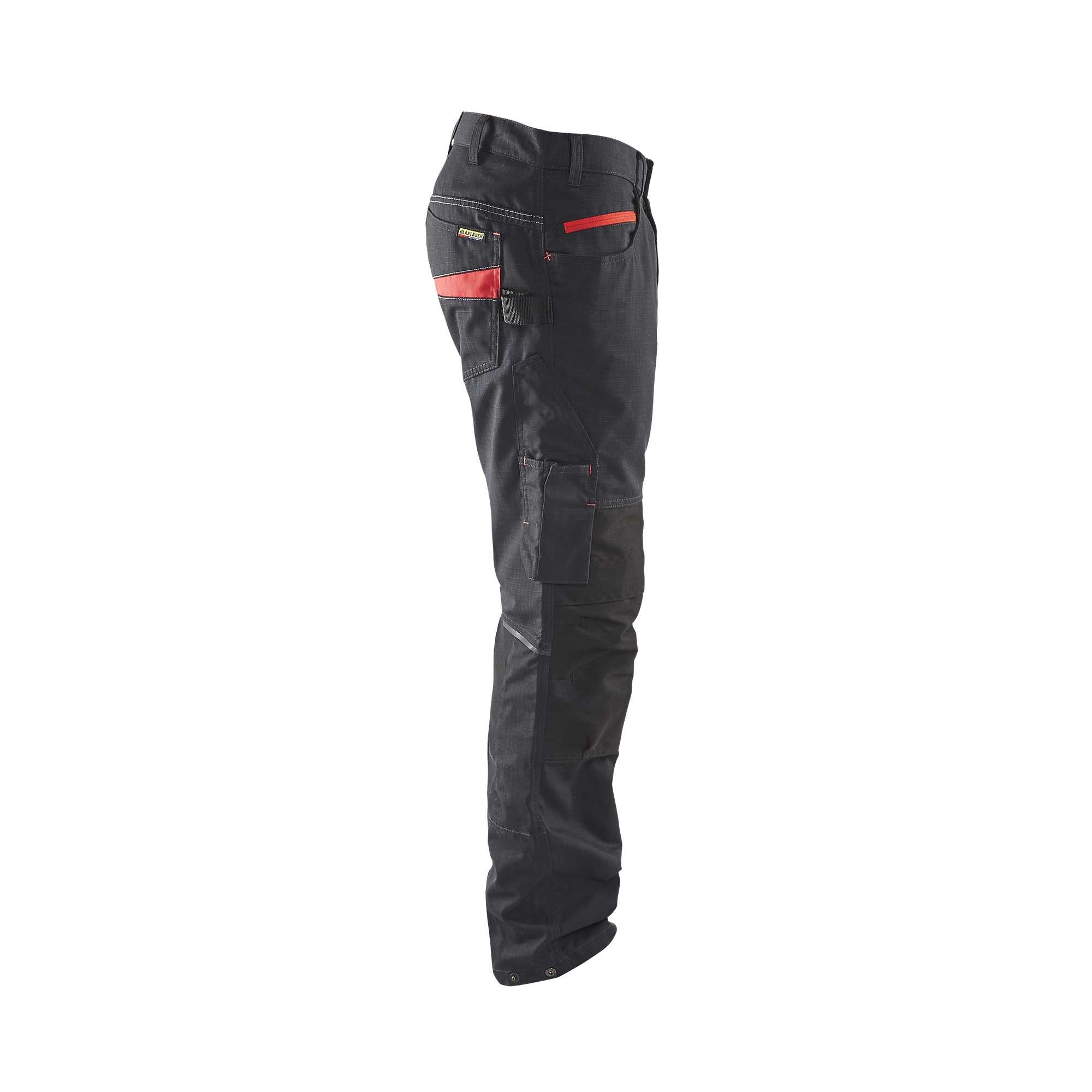 BLAKLADER 14951330 | Service Trousers with Stretch Work Trousers Men - Ripstop Fabric