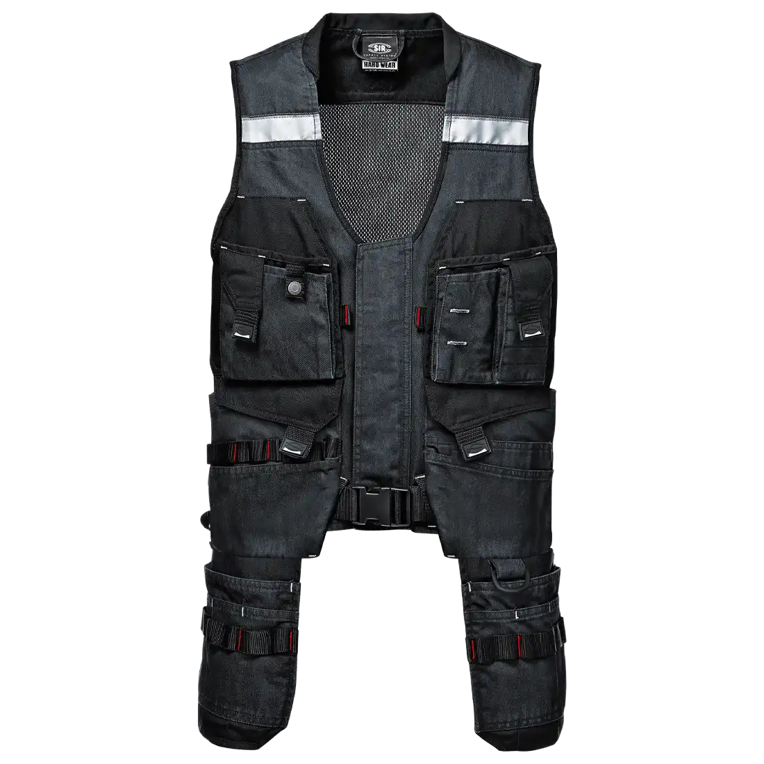 SIR SAFETY ZWARE SPENCER DENIM Werkbodywarmer HEREN - Meerdere Zakken