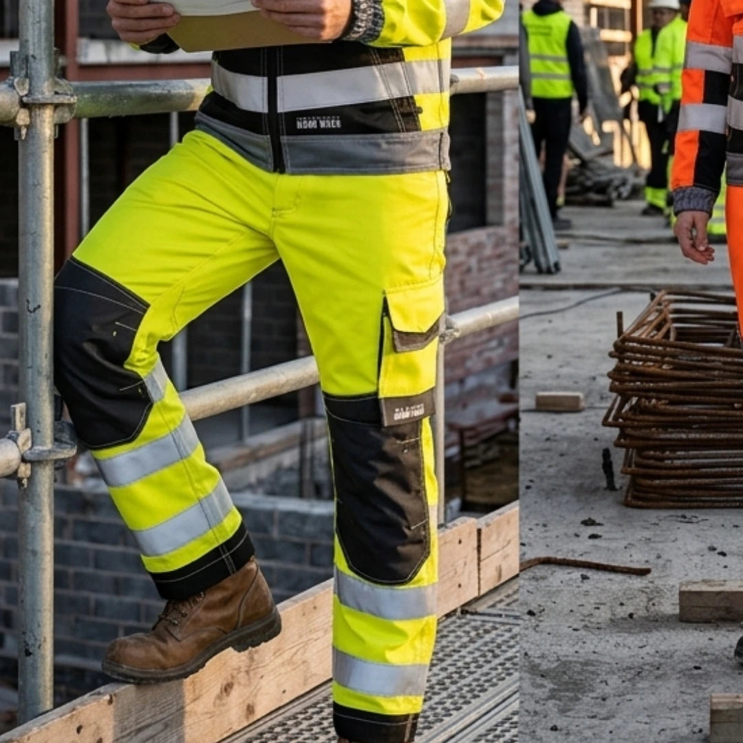 SIR SAFETY RUSH High Vis Arbeitshose Herren – CORDURA® verstärkte Knie