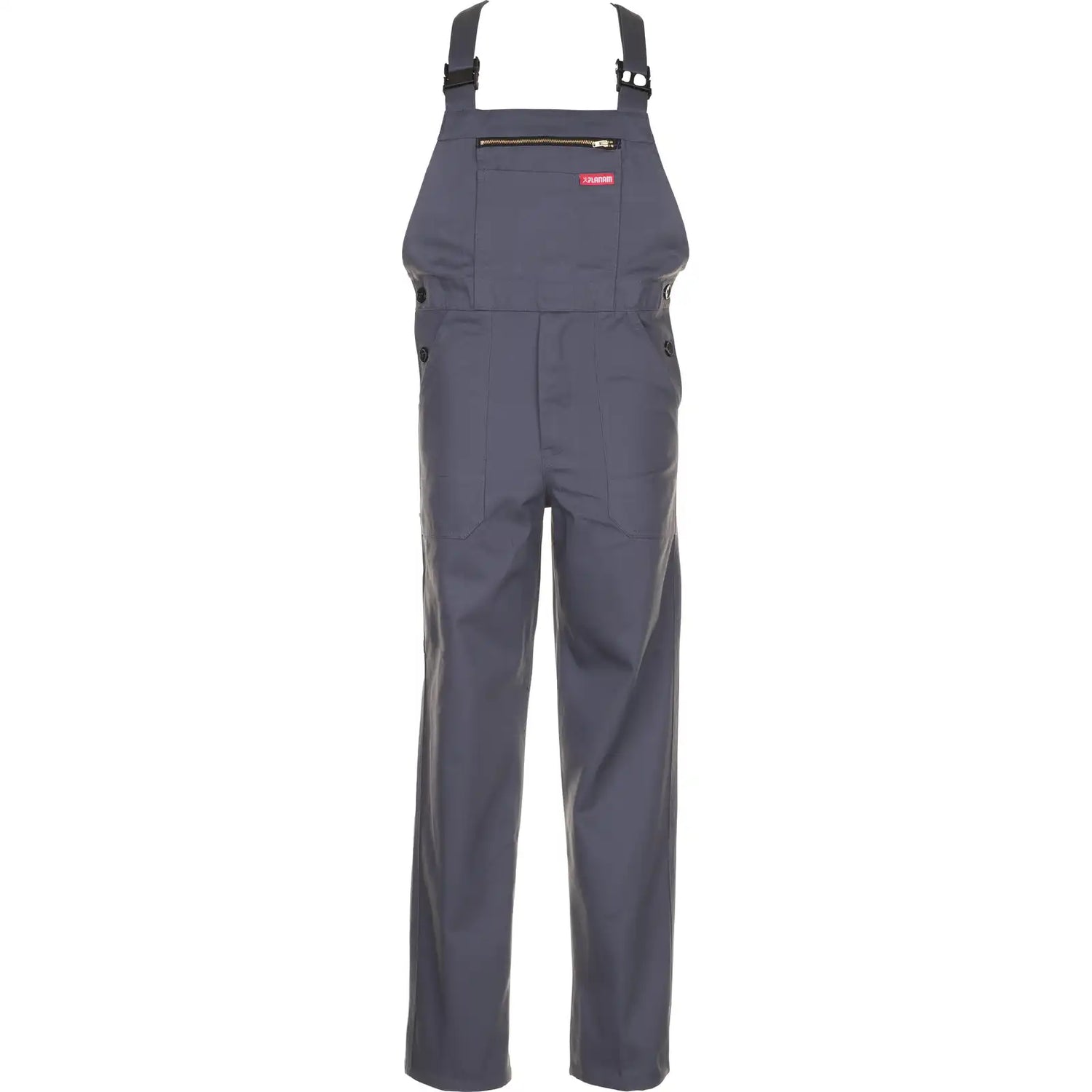 Planam BW 290 Latzhose grau 102 grau - Vorschaubild