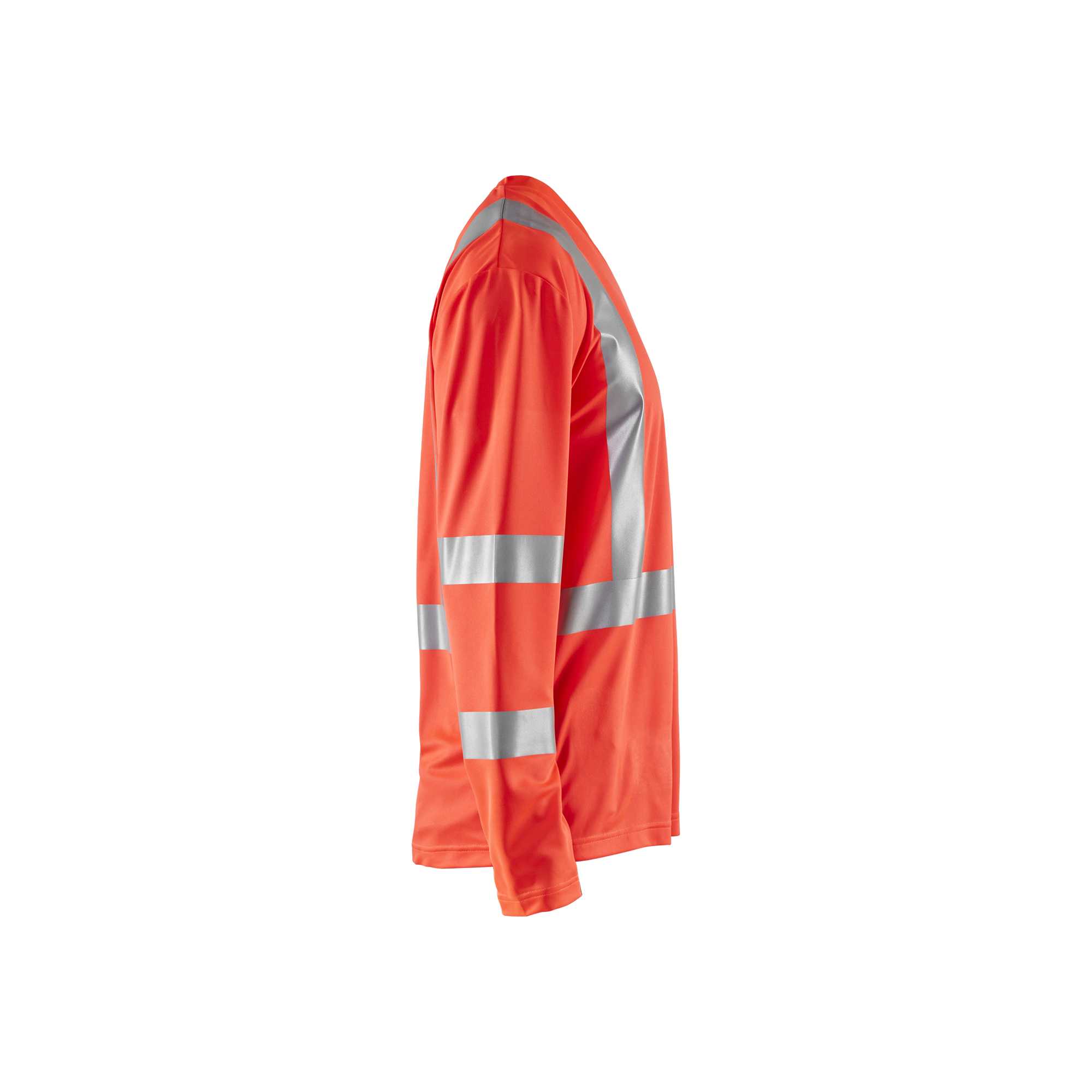 BLAKLADER 33831011 Hi Vis UV long sleeved T shirt Hi Vis Reflective Long Sleeve Work T-Shirt MEN - 100% Polyester