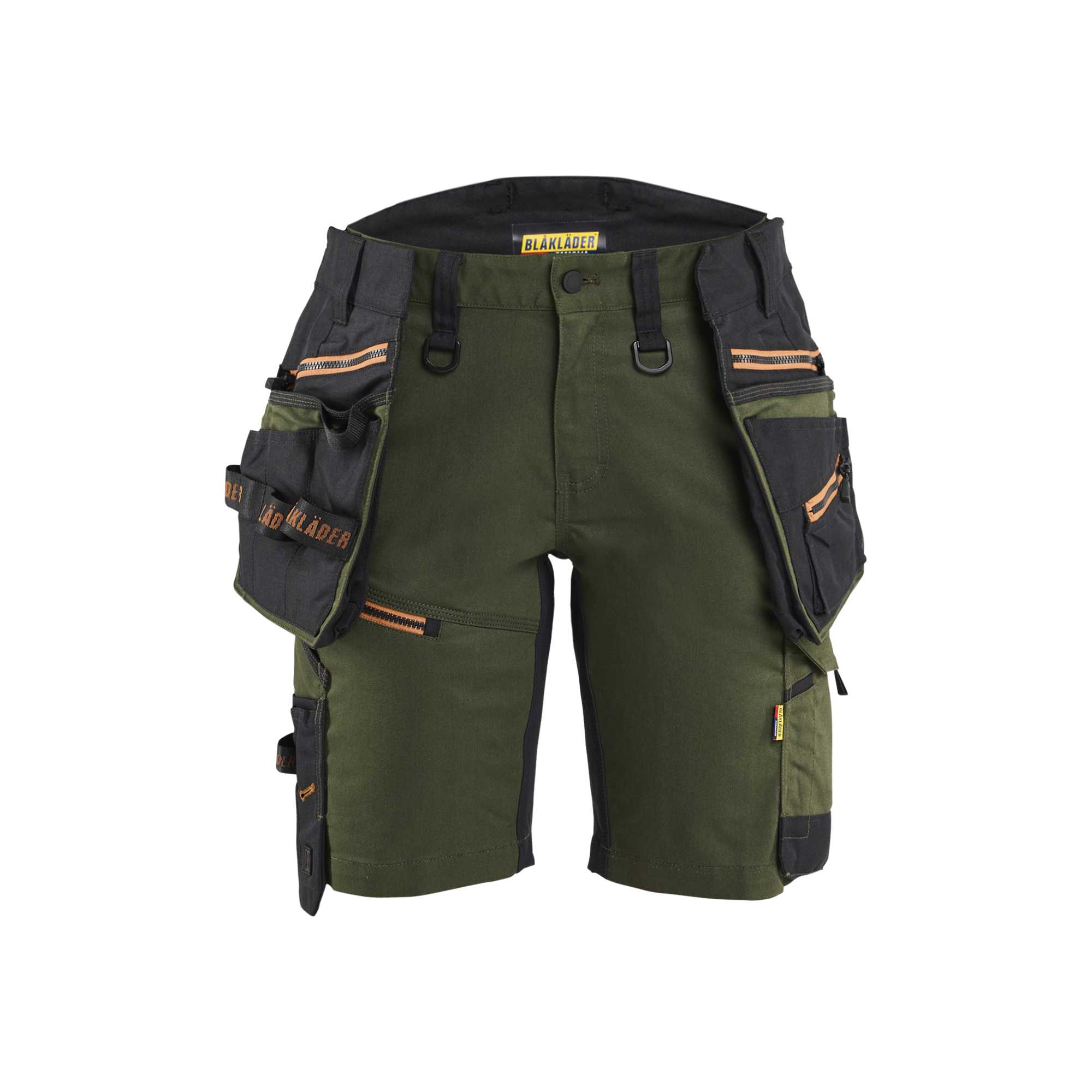 BLAKLADER 71751149 STRIKER Women's Craftsman Shorts with Stretch Work Shorts Women - Cordura Denim