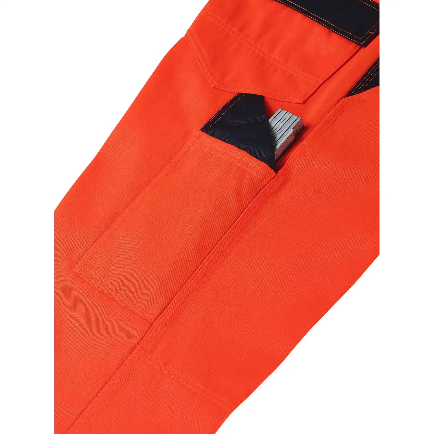 Planam Warnschutz Bundhose orange/marine 102 orange/marine - Extra Detailbild