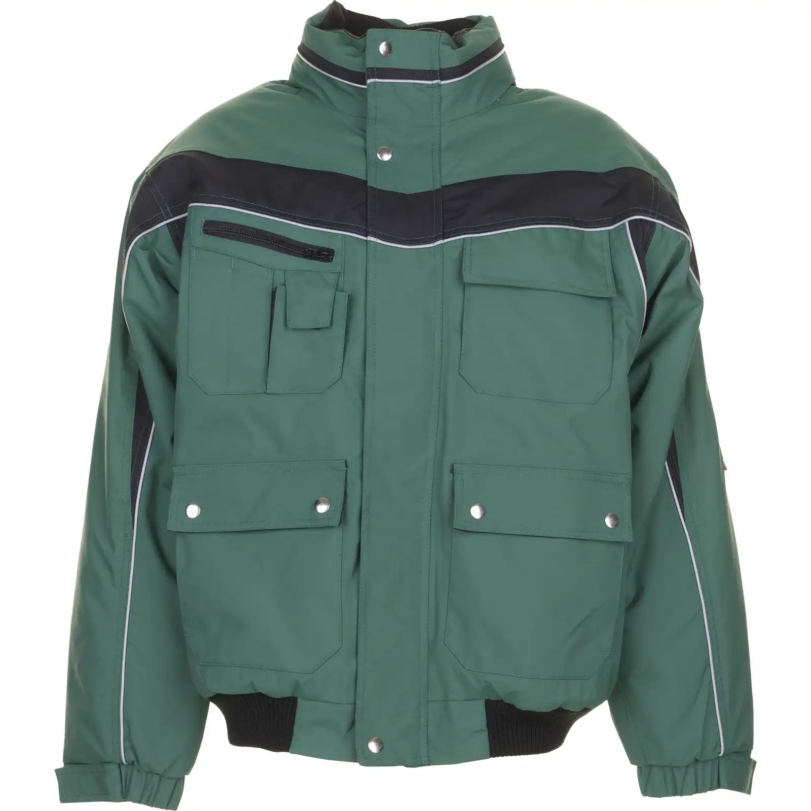 Planam Plaline Winterblouson grün/schwarz XS grün/schwarz - Vorschaubild