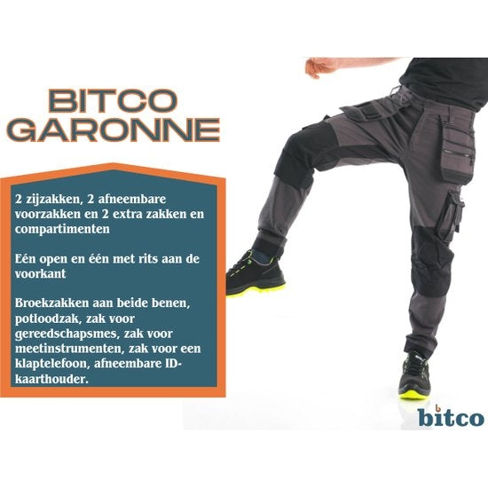 BITCO GARONNE Work Pants - Water-Repellent - Oil-Repellent - Reinforced with CORDURA® - Image 33