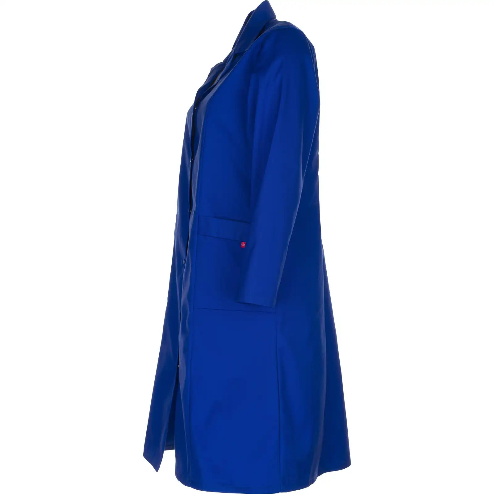 Planam Damen Mantel Baumwolle Langarm kornblumenblau 36 kornblumenblau - Produktbild ohne Model