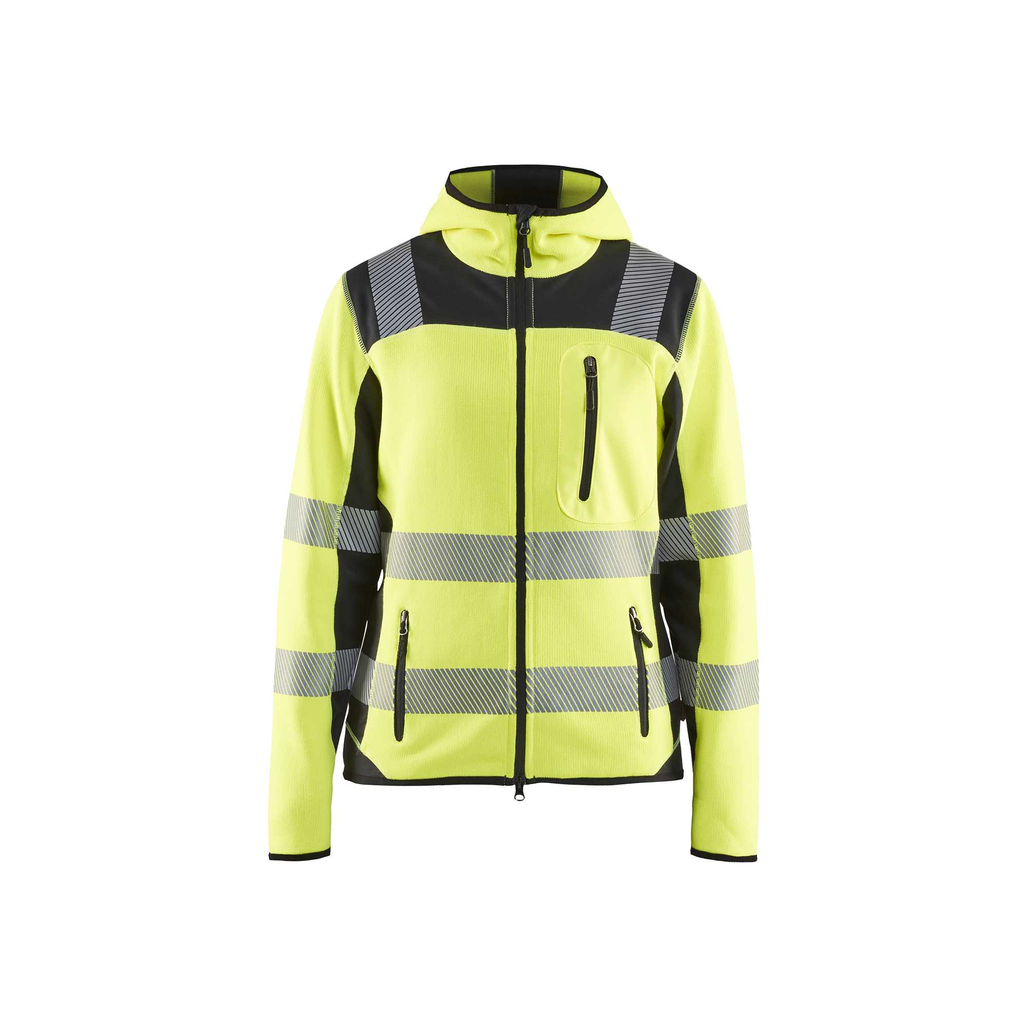 BLAKLADER 49672120 Women's Hi Vis knitted jacket Hi Vis Reflective Work Jacket WOMEN - Heavy Knit