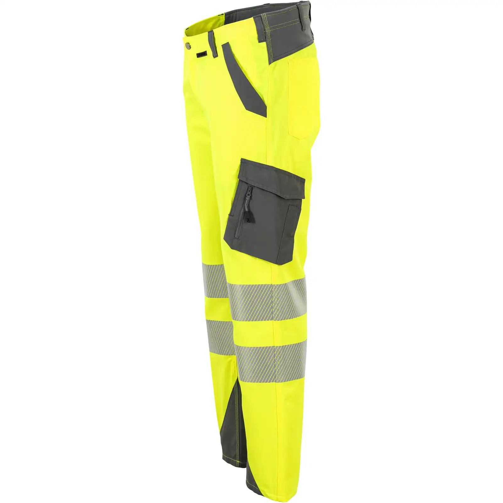 Planam Norit Warnschutz Herren Bundhose gelb/zink  102 gelb/zink - Produktbild ohne Model