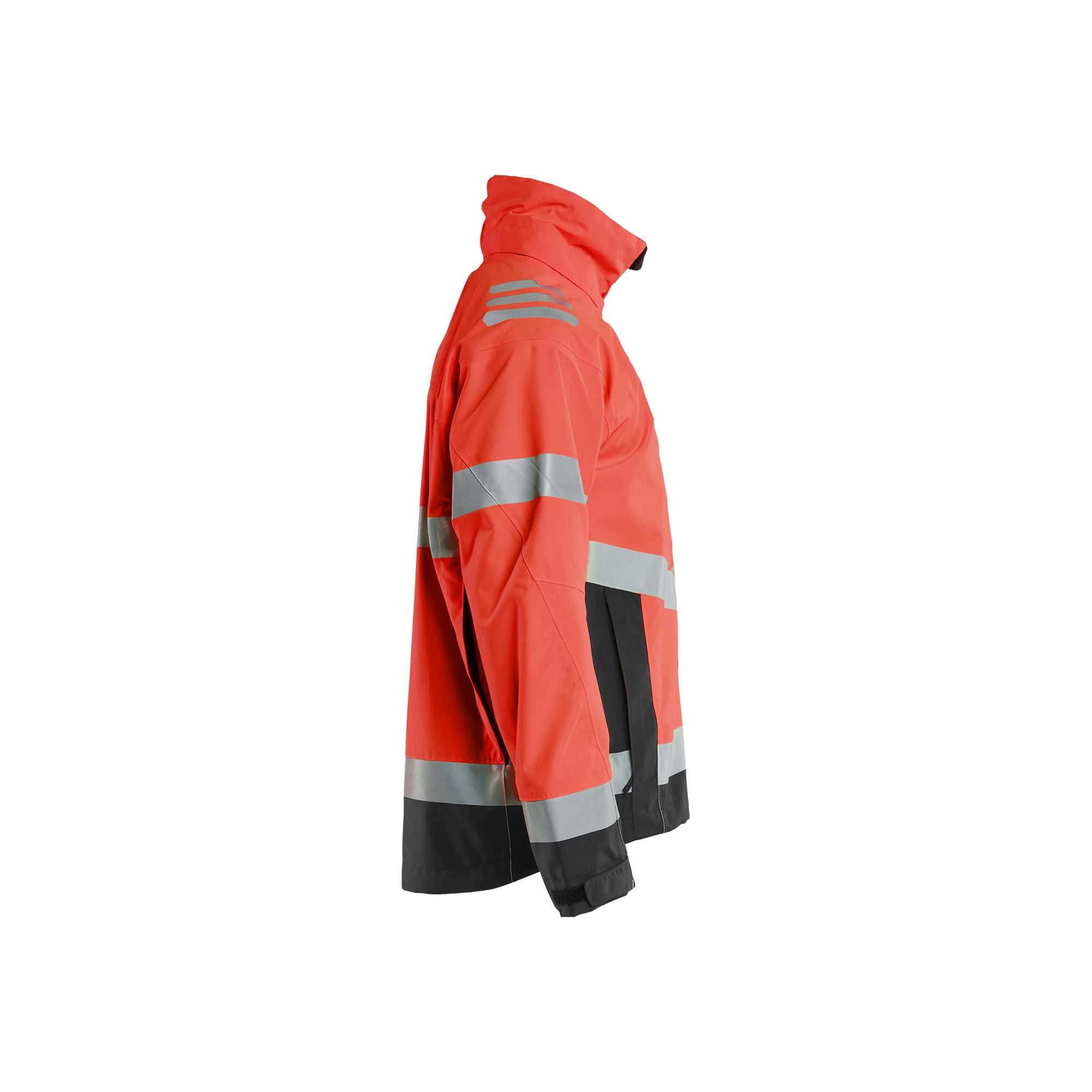 BLAKLADER 47601977 Hi vis Shell Jacket Hi Vis Reflective Shell Work Jacket MEN - Waterproof