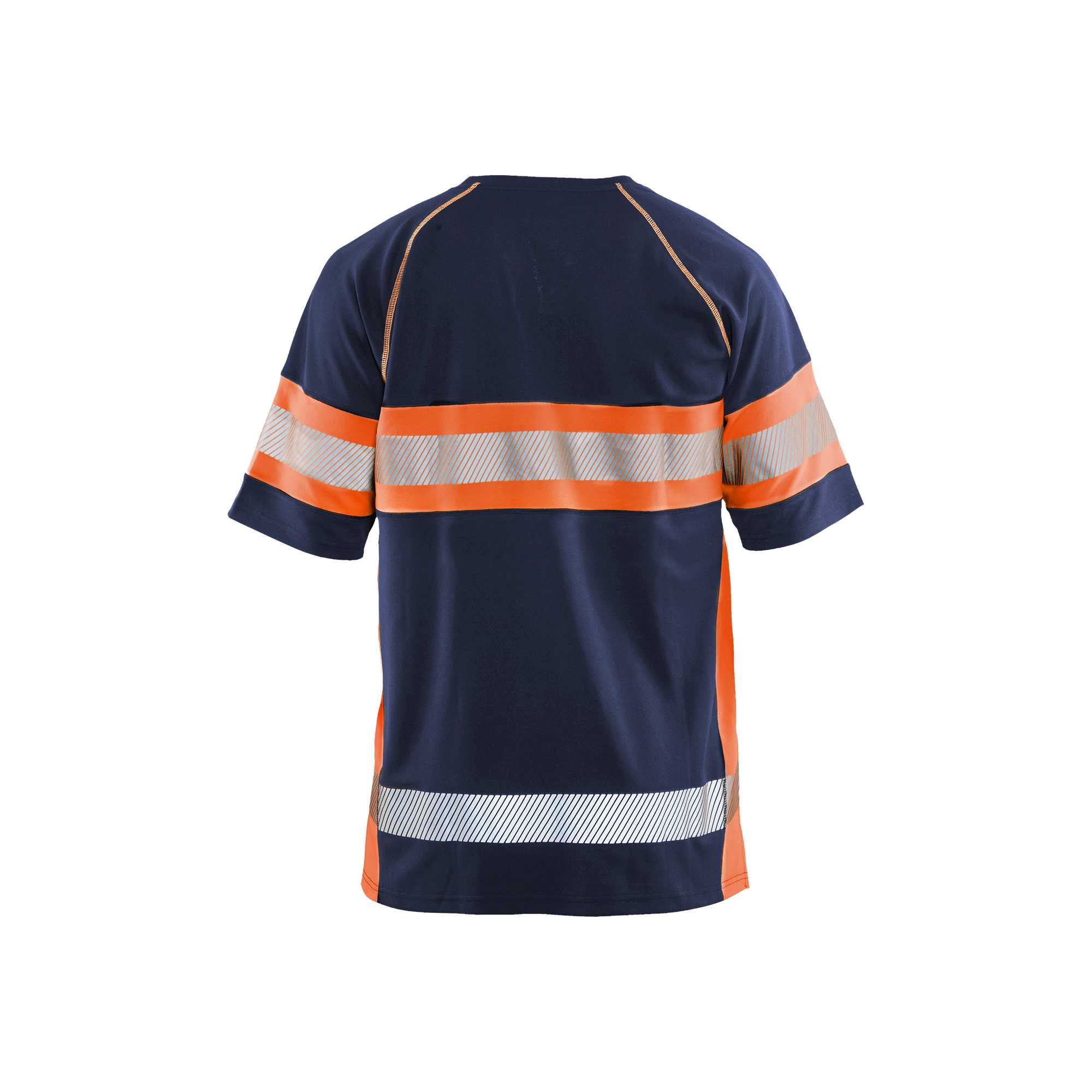 BLAKLADER 33371051 HI VIS T SHIRT Hi Vis Reflective Short Sleeve Work T-Shirt MEN - 100% Polyester