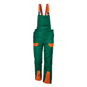 CHAINSAW PROT BIB-TROUSERS - Class 2 - Cut Protection - Adjustable Waist - Image 1