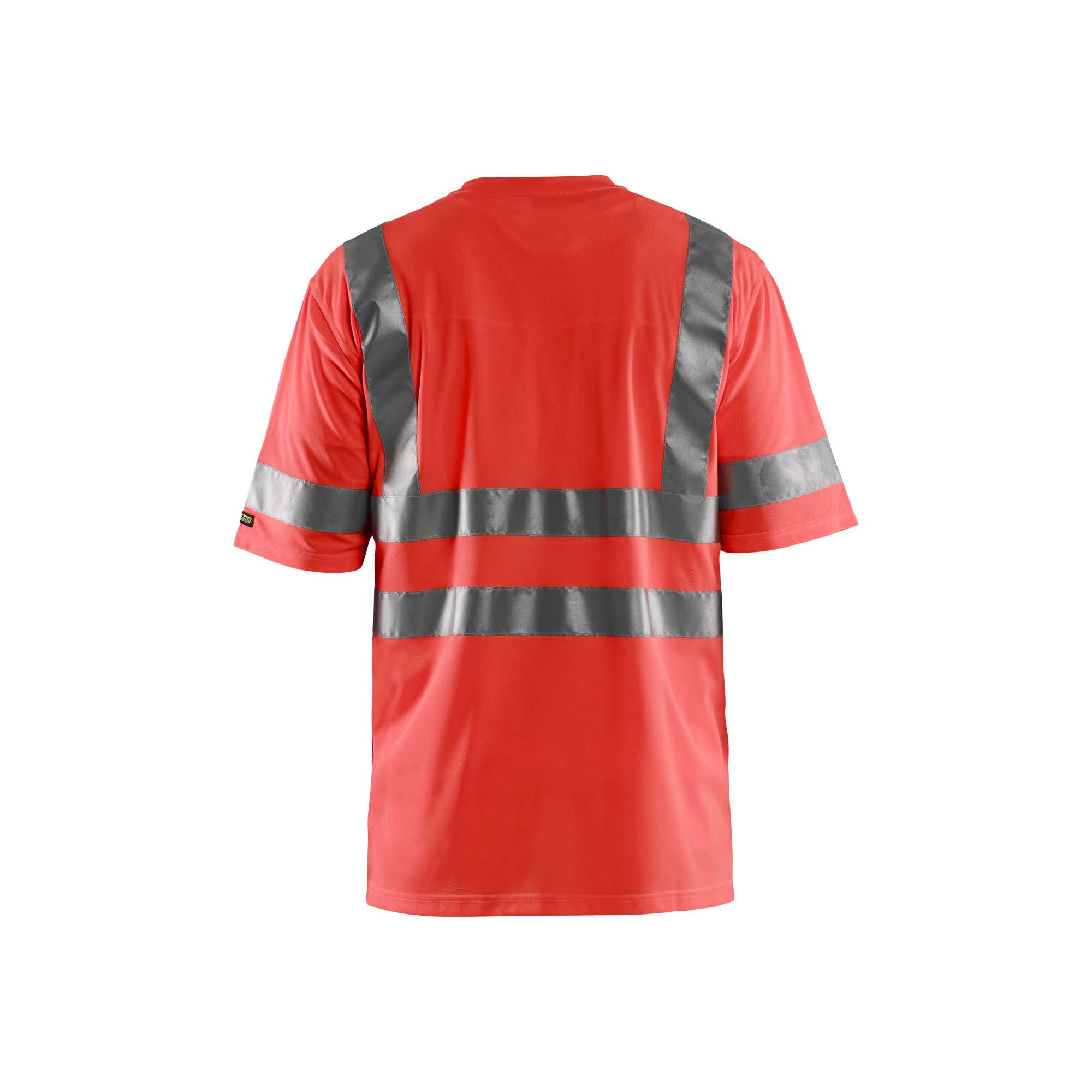 BLAKLADER 34131009 Hi Vis T shirt Hi Vis Reflective Short Sleeve Work T-Shirt MEN - 100% Polyester