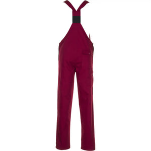 Planam MG 260 Latzhose bordeaux 102 bordeaux - Produktbild ohne Model