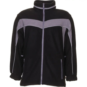 Planam Plaline Fleecejacke schwarz/zink XS schwarz/zink - Vorschaubild